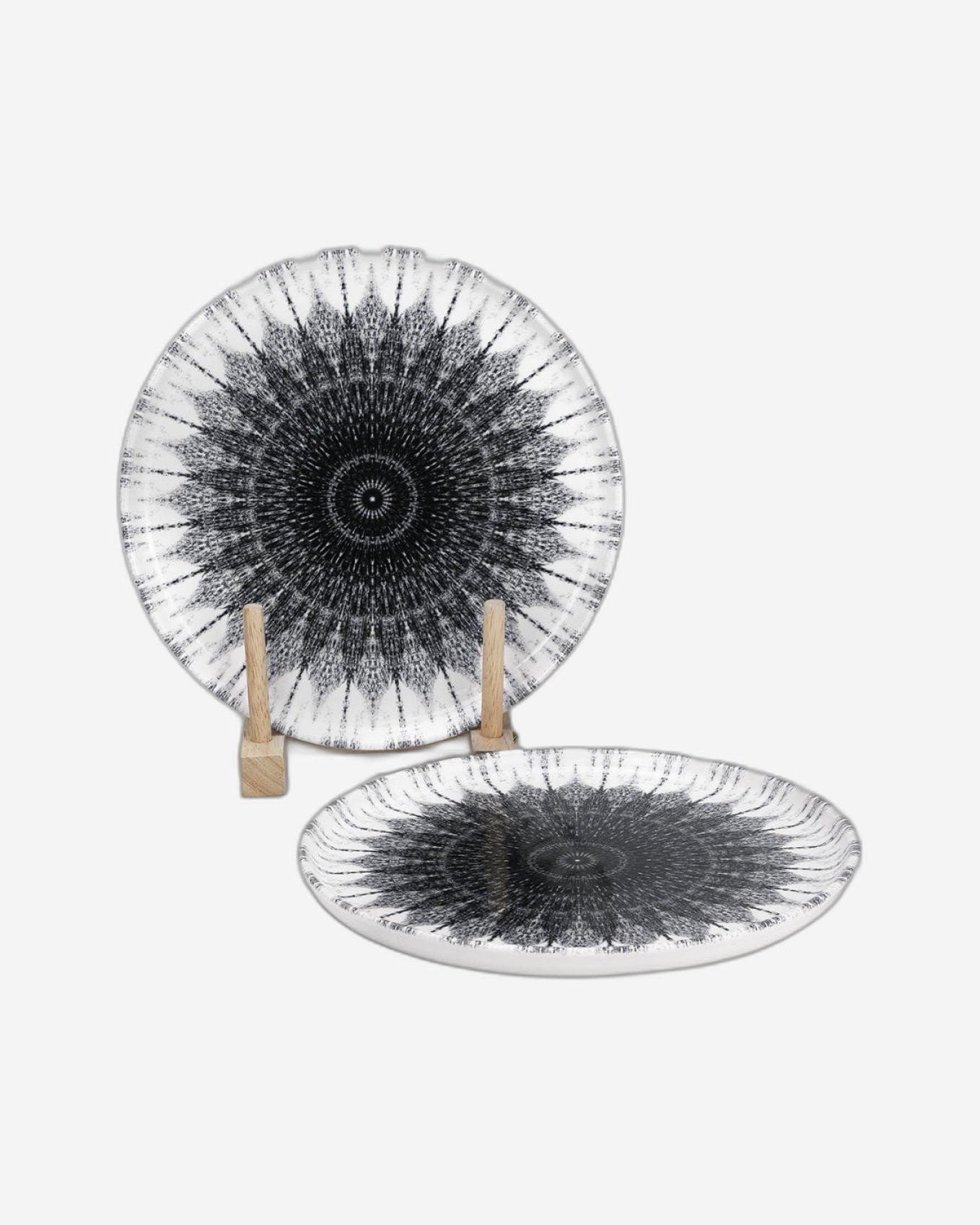 طبق حلوى سيراميك إيديسا كوزمو، مقاس 20 سم، متعدد الألوان (مجموعة من 6 قطع)