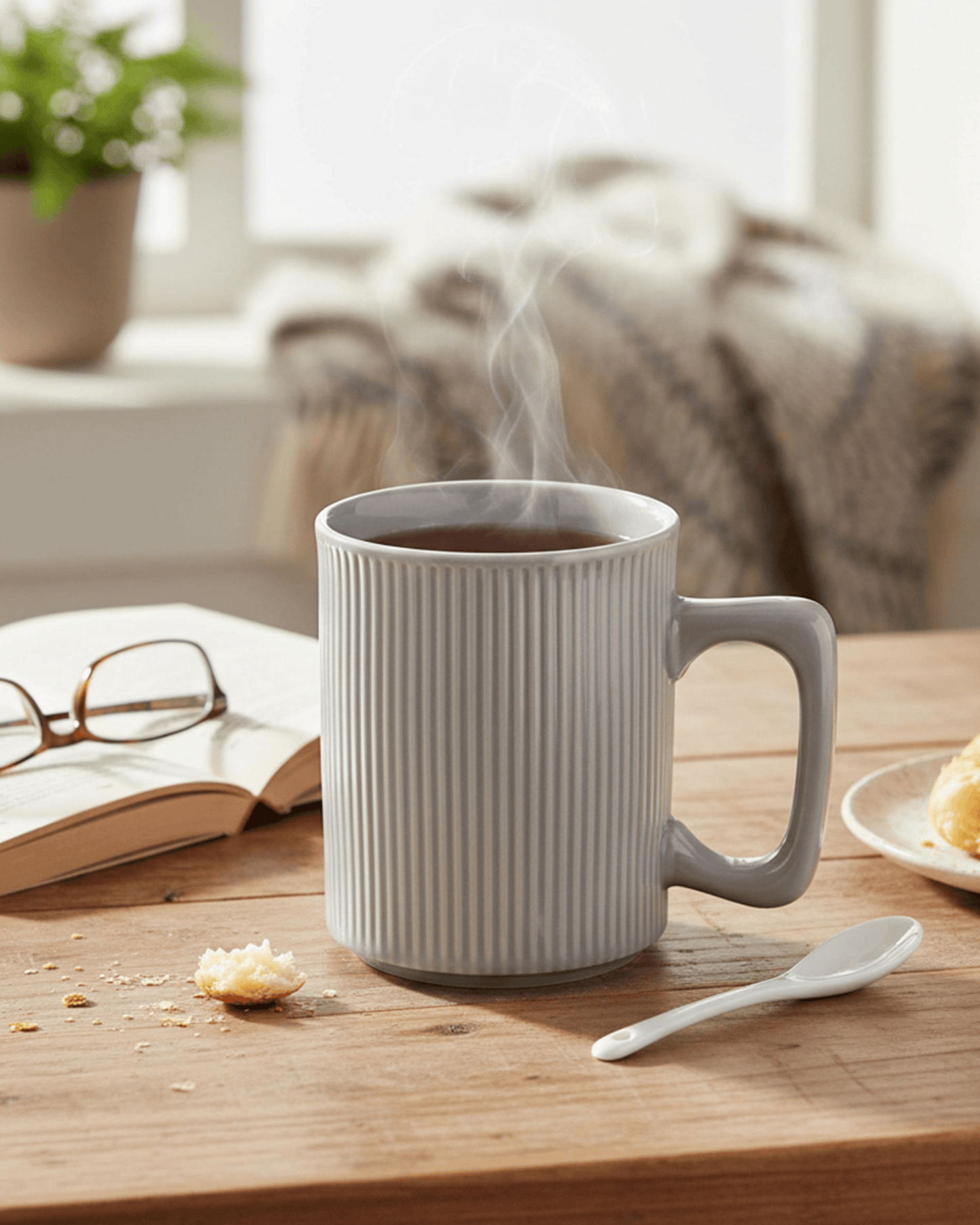 Cuisine Art ZOE Mug Set 4 pcs 385 ml Grey