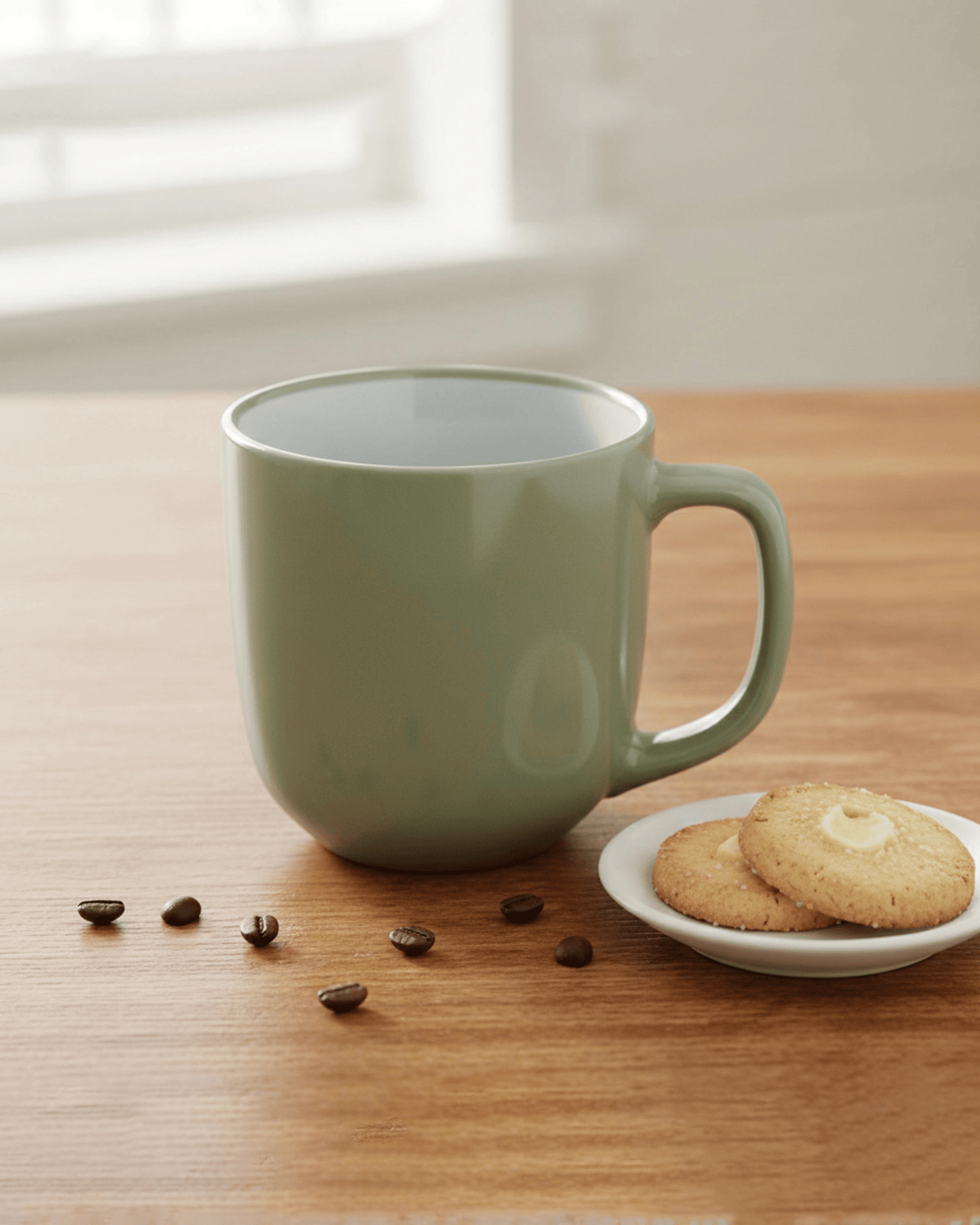 Cuisine Art IVY Mug Set 4 pcs 420 ml Olive Green