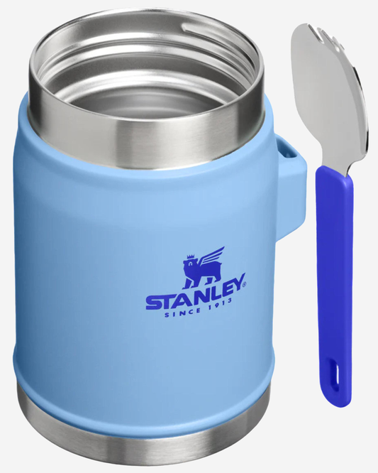 Stanley Classic Vacuum Food Jar with Spork 414 ml Blue Sky