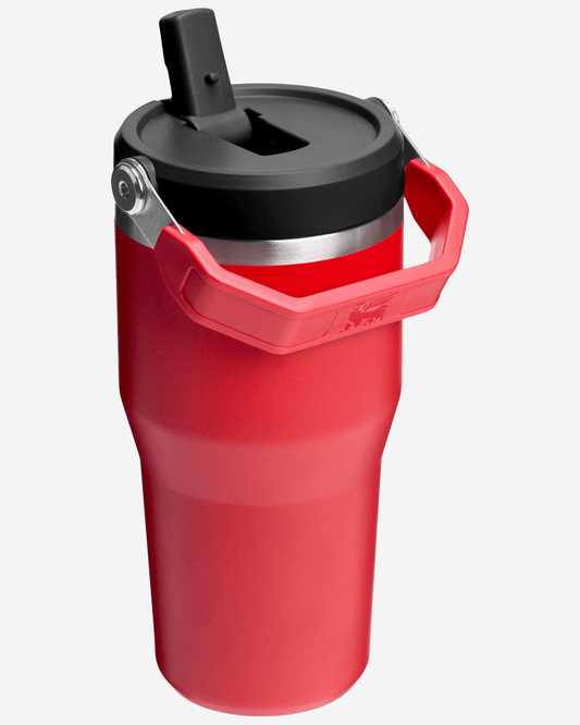 Stanley IceFlow GO Flip Straw Water Bottle 590 ml Chili Black