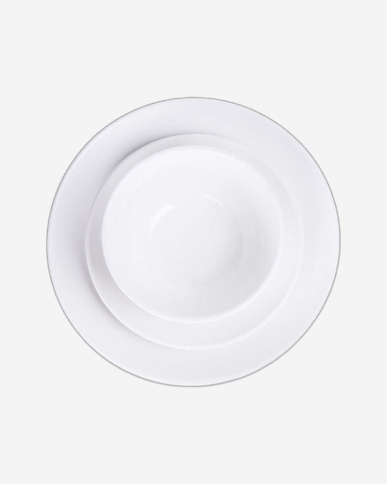 طقم عشاء بورسلين من شالو باي كوزين آرت، ١٢ قطعة - أواني خزفية أنيقة لأربعة أشخاص | يشمل أطباق عشاء ٢٦.٨ سم، وأطباق جانبية ٢٠ سم، وأوعية ١٥ سم، لون أبيض