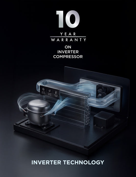 ثلاجة هوفر 766 لتر قابلة للتحويل للتبريد، رأسية الشكل، مع فريزر