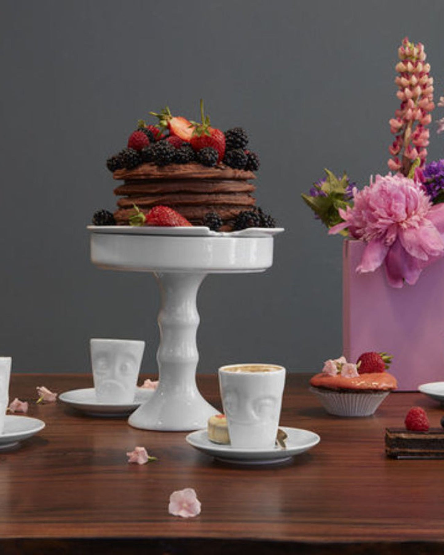 58 منتجًا كوب إسبرسو بمقبض - أبيض لامع