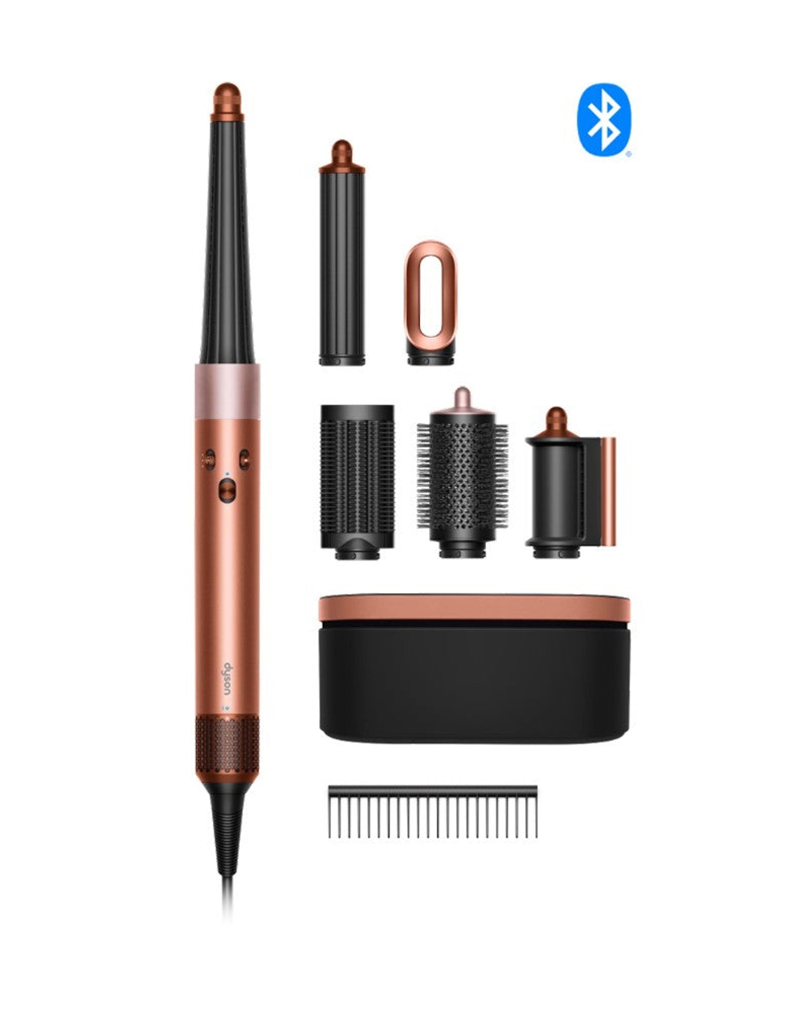 جهاز تصفيف وتجفيف الشعر متعدد الاستخدامات دايسون إير راب أمبر سيلك