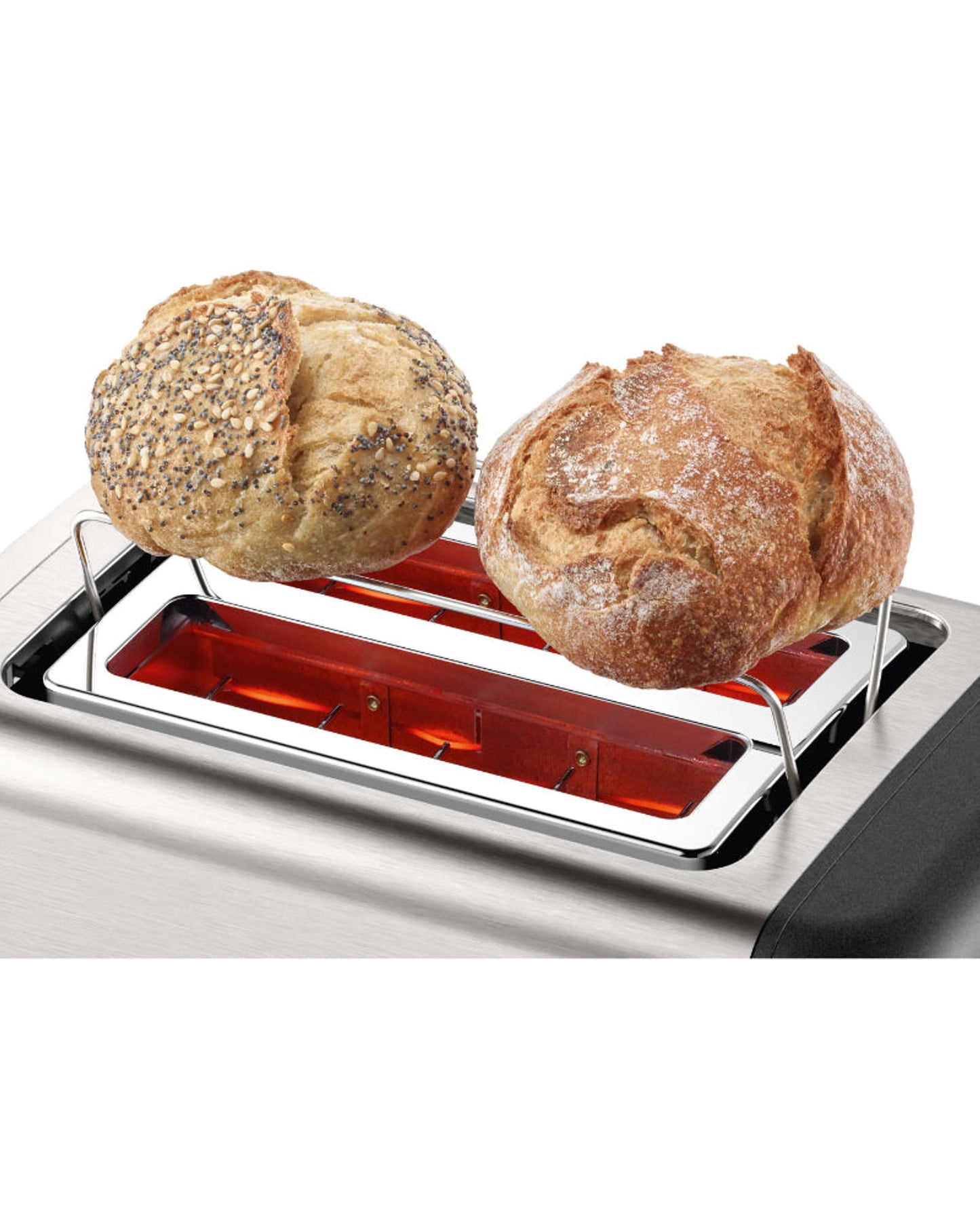 محمصة خبز بوش ديزاين لاين من الفولاذ المقاوم للصدأ، شريحتان - فضي، TAT3P420GB