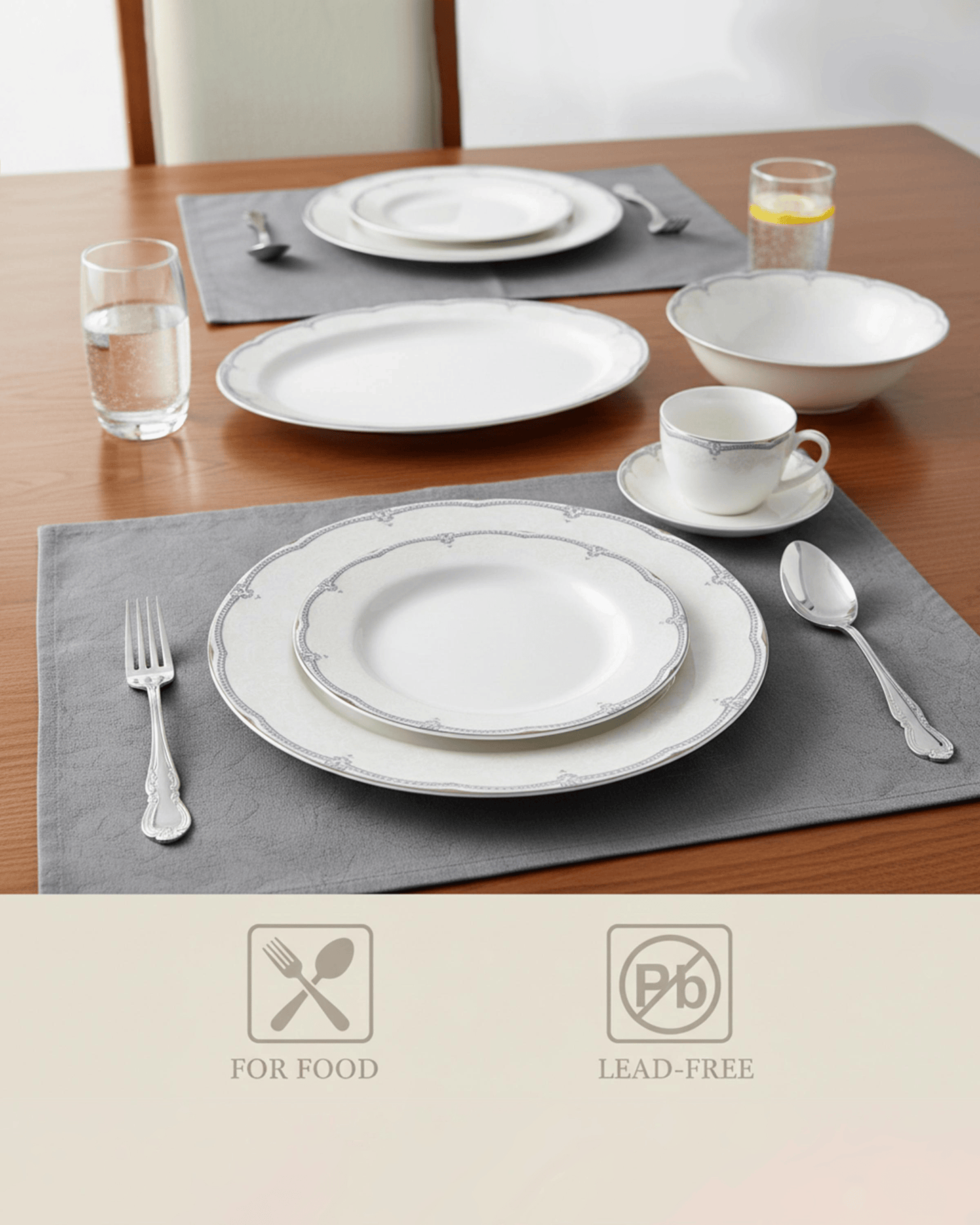 Shallow SORA Dinnerware Set 32 pcs