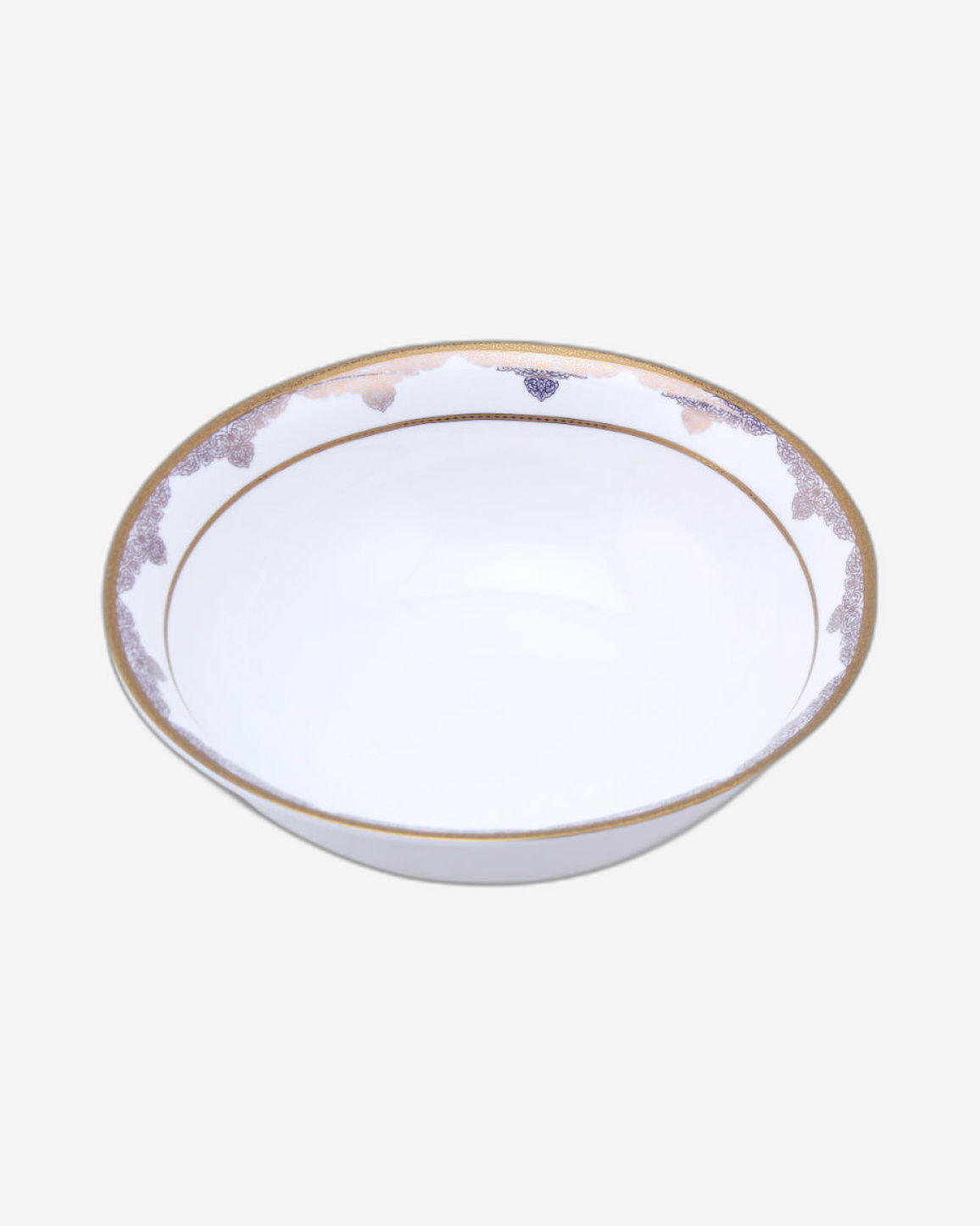 وعاء سافانا الضحل مقاس 23 سم، وعاء تقديم أنيق من البورسلين الأبيض للحساء والسلطة والحلوى والمزيد