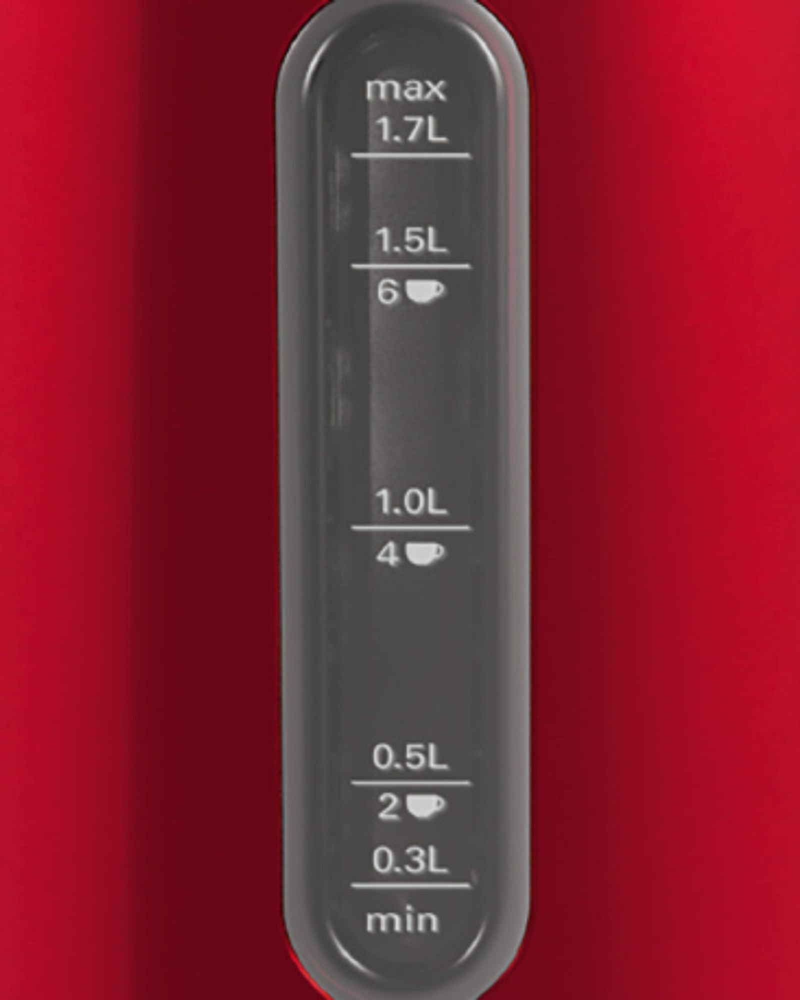 غلاية كهربائية بوش ديزاين لاين 3000 واط TWK4P434GB كريستال أحمر غامق