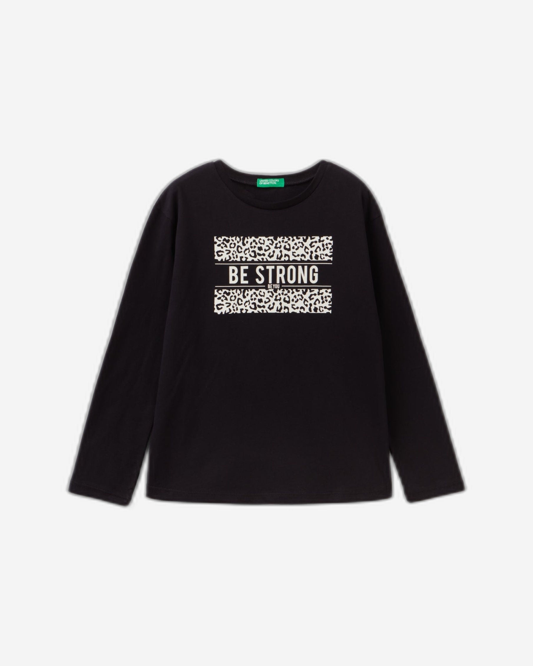 تي شيرت من القطن الدافئ مع طباعة