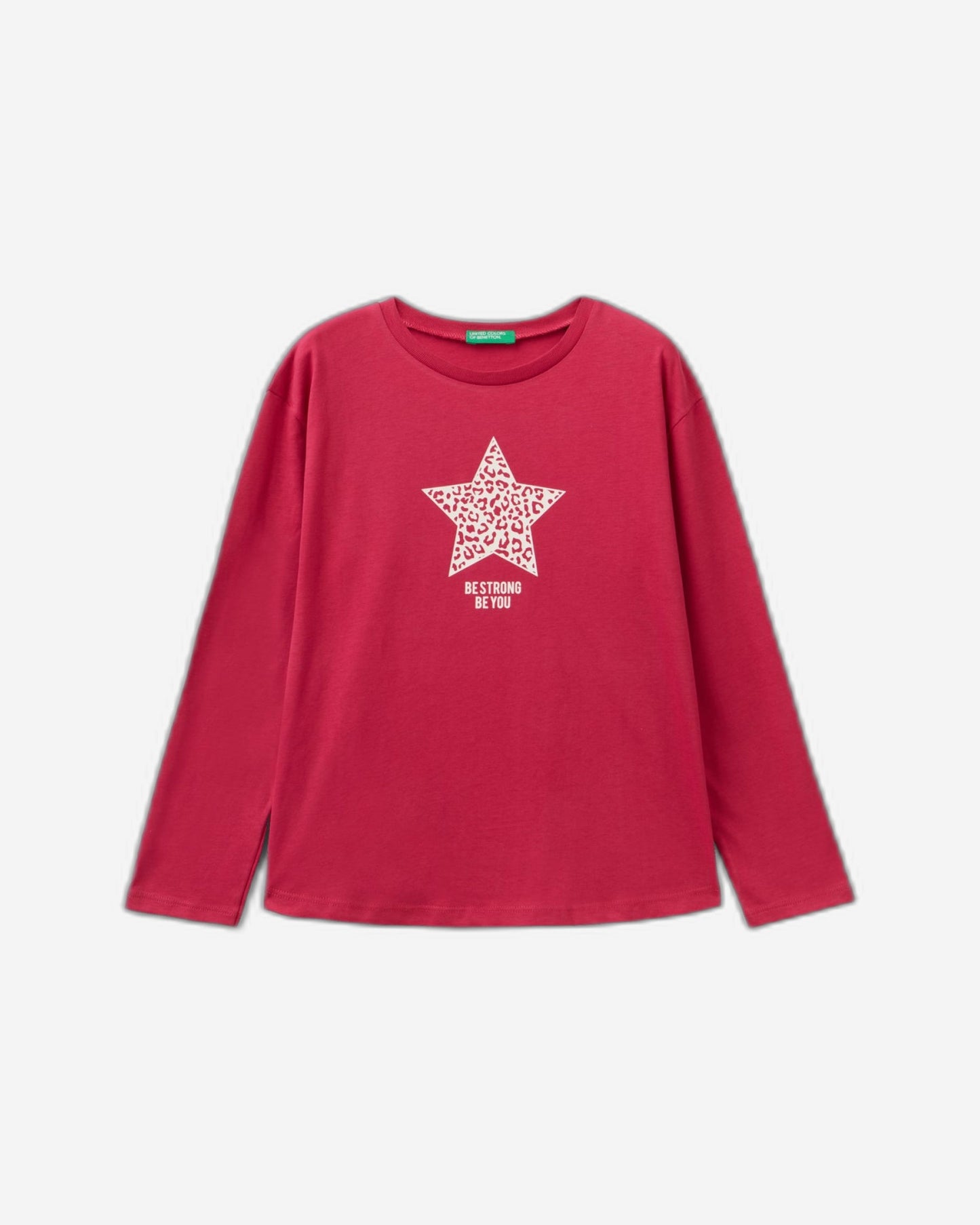 تي شيرت من القطن الدافئ مع طباعة