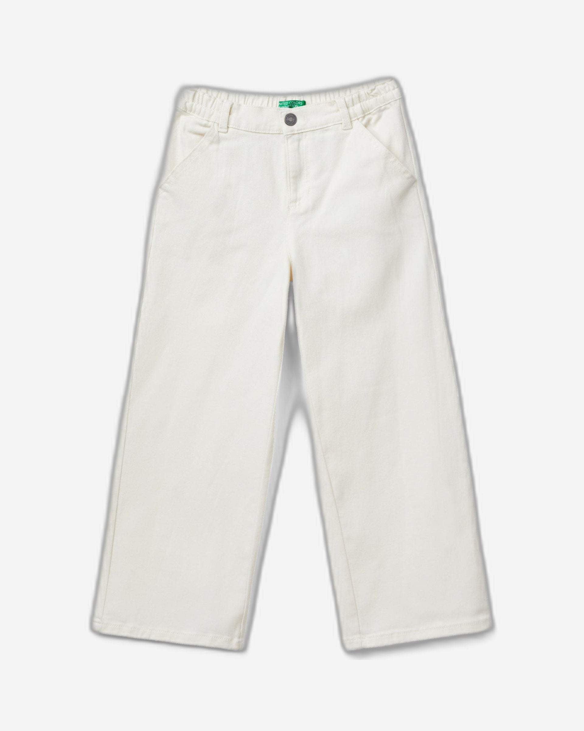 بنطلون مستقيم الخصر عالي