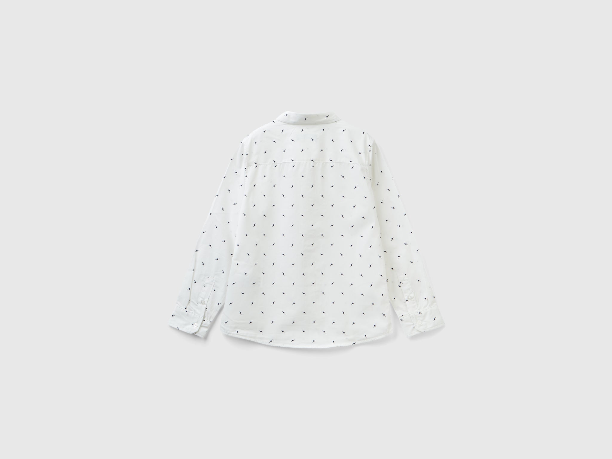 قميص بقصّة Slim Fit مع نمط مجهري