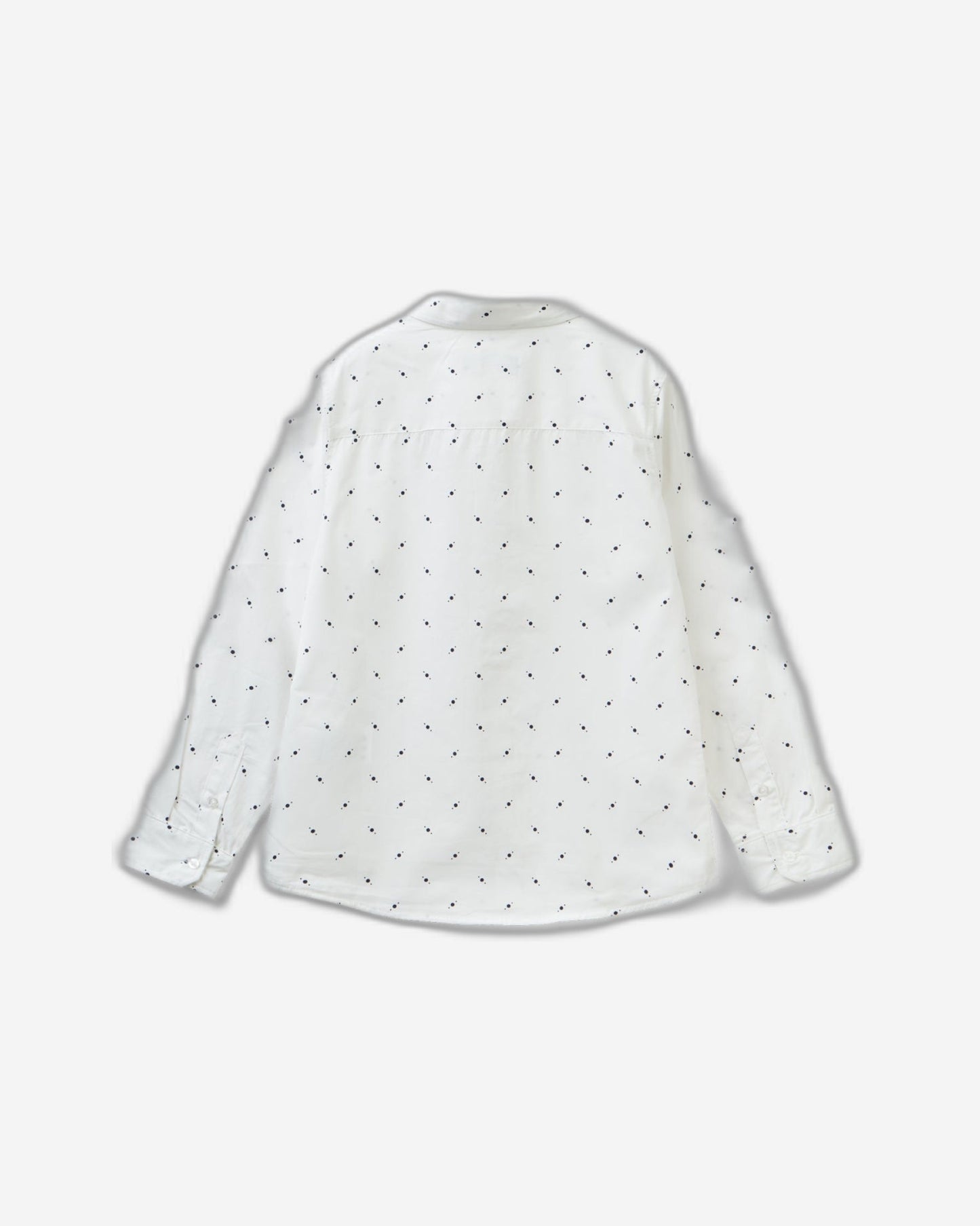 قميص بقصّة Slim Fit مع نمط مجهري