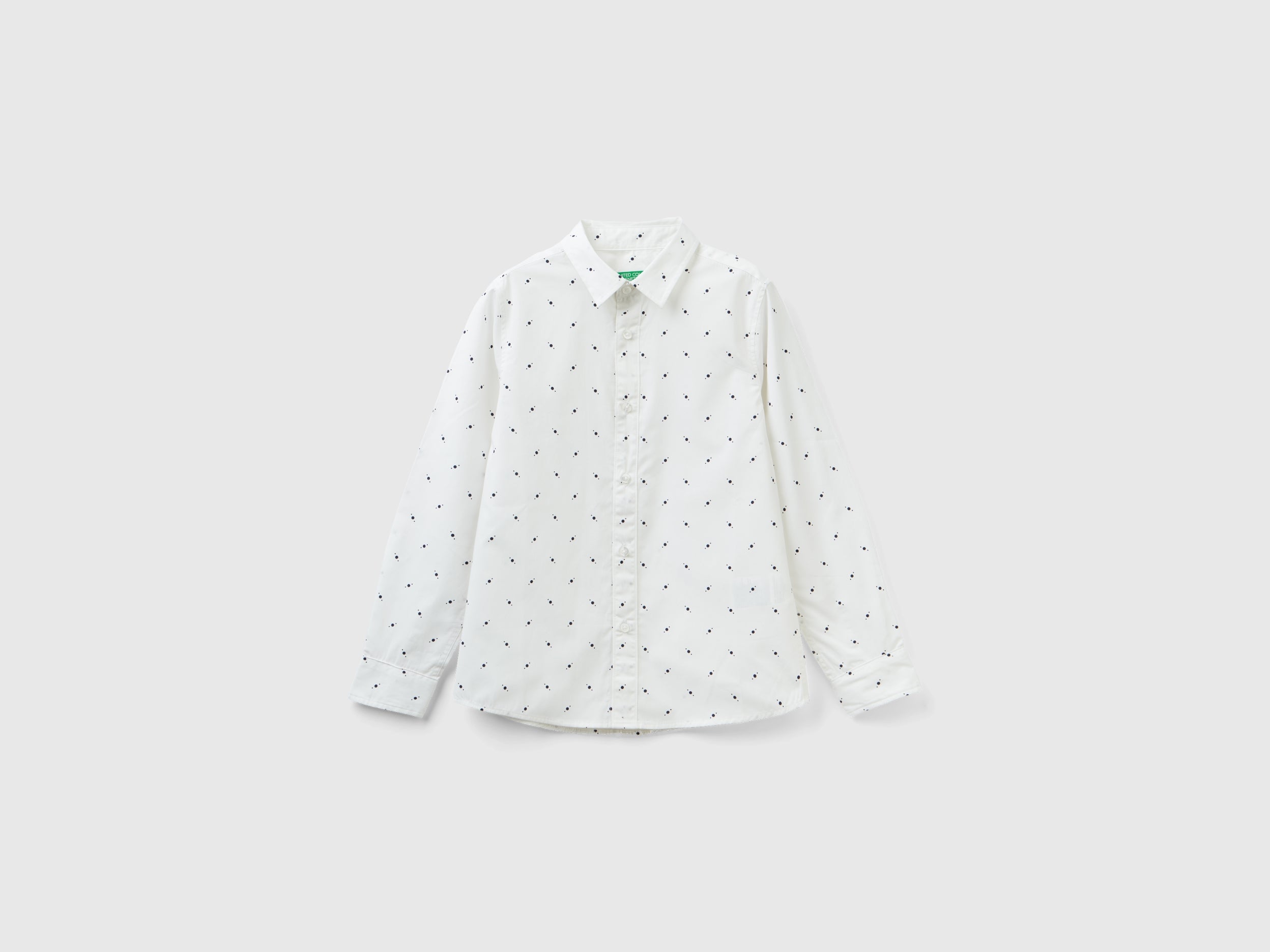 Slim fit shirt with micro pattern