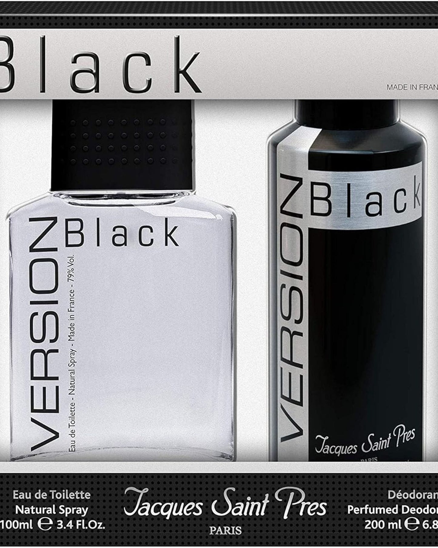 أولريك دي فارنز فيرجن بلاك كوفريت (عطر تواليت 100 مل + مزيل عرق معطر 200 مل)