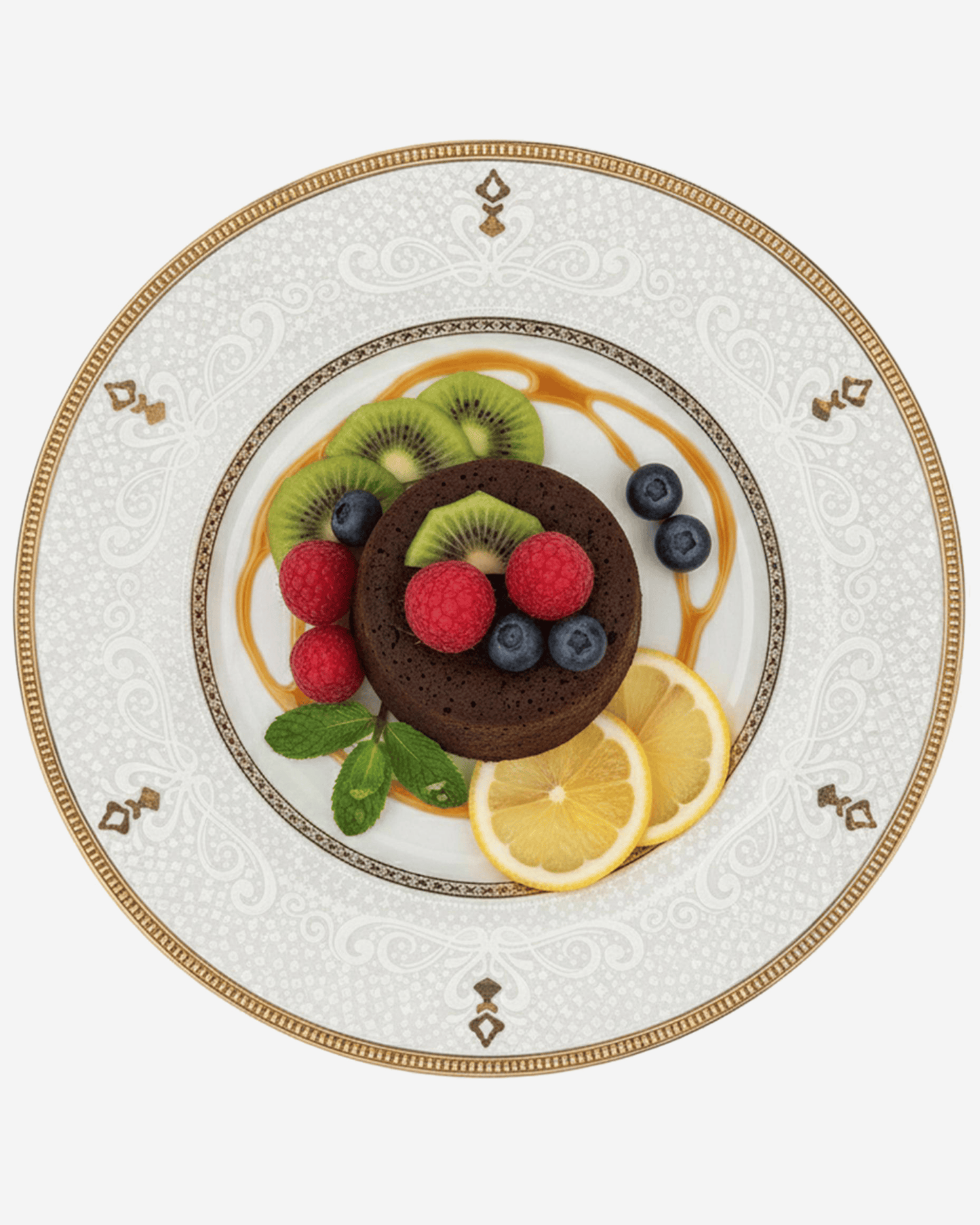 Shallow ZAYA Dessert Plate 19 cm Elegant White