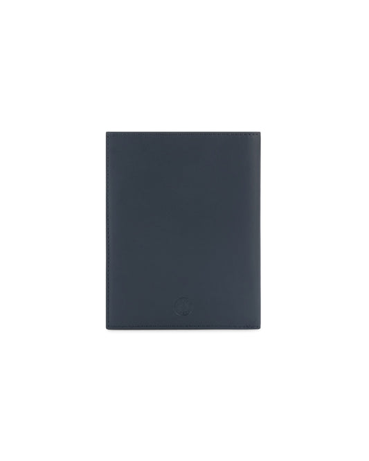 Cross Soft Grain Leather 9Cc Passport Travel Wallet - Navy Blue