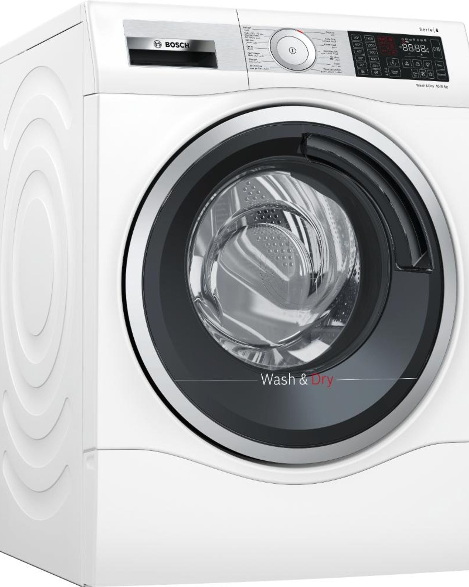 غسالة ومجفف بوش تحميل أمامي سعة 10/6 كجم