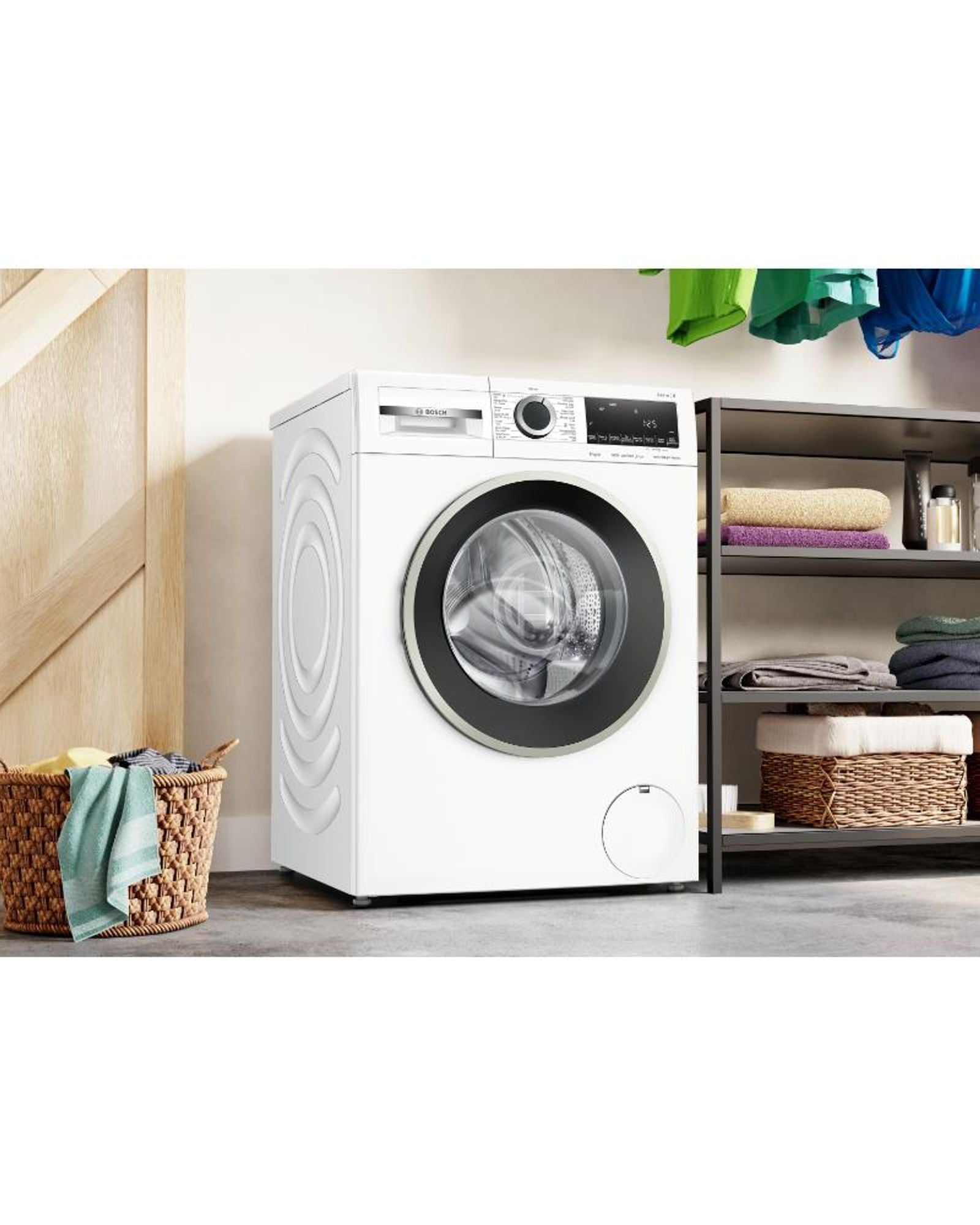 غسالة بوش سلسلة 4 تحميل أمامي مستقلة سعة 9 كجم