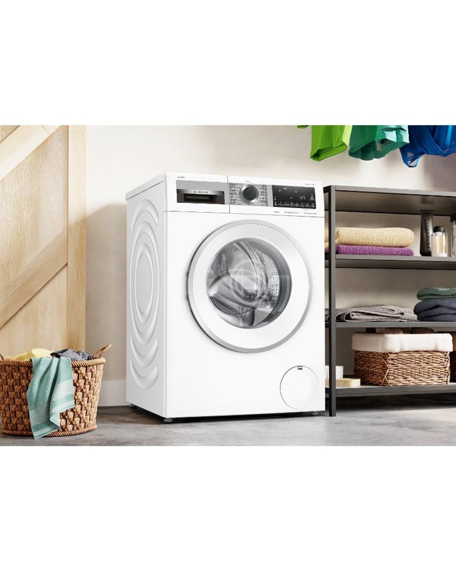 غسالة بوش سلسلة 6 تحميل أمامي مستقلة سعة 9 كجم