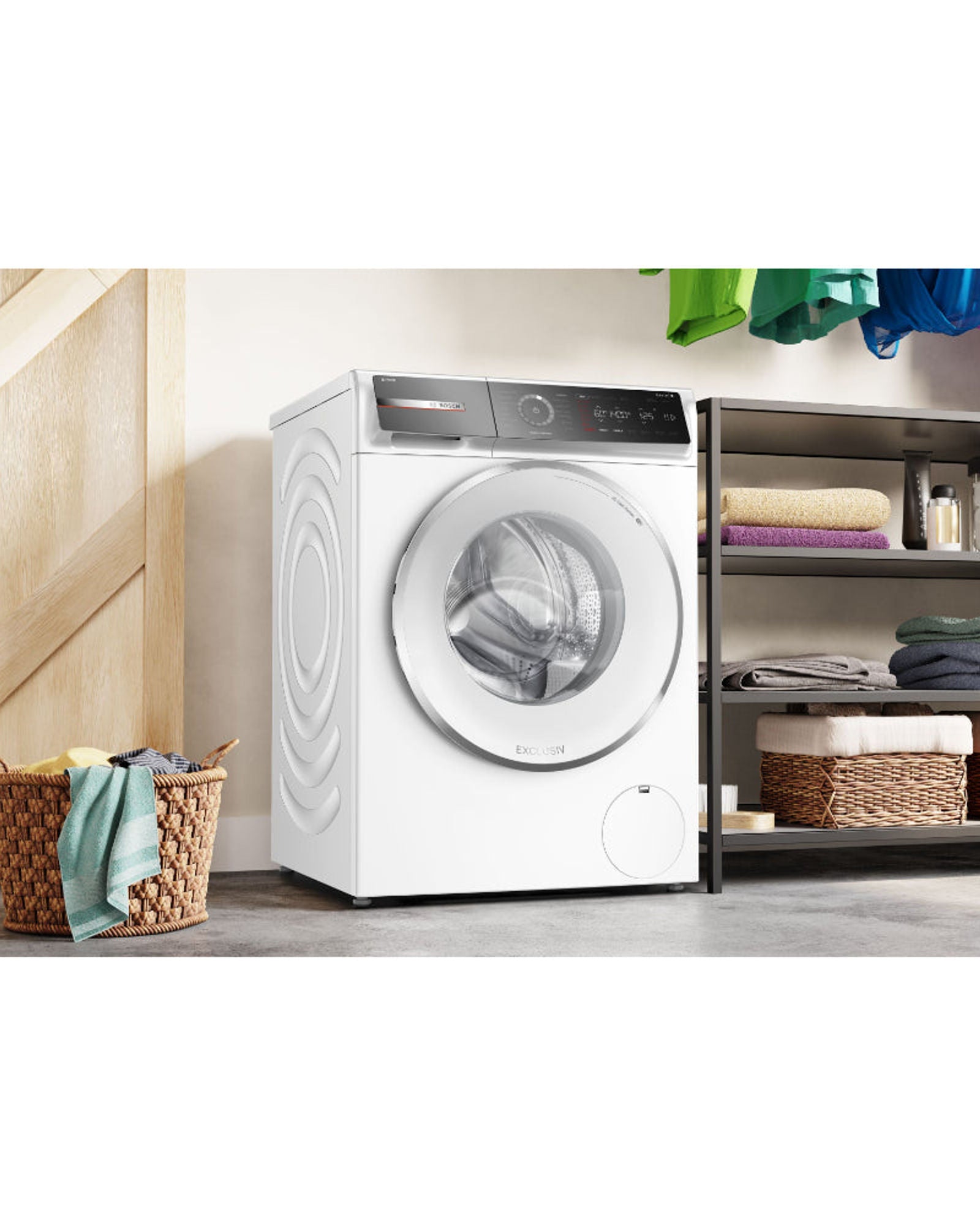 غسالة بوش سلسلة 8 تحميل أمامي مستقلة سعة 9 كجم