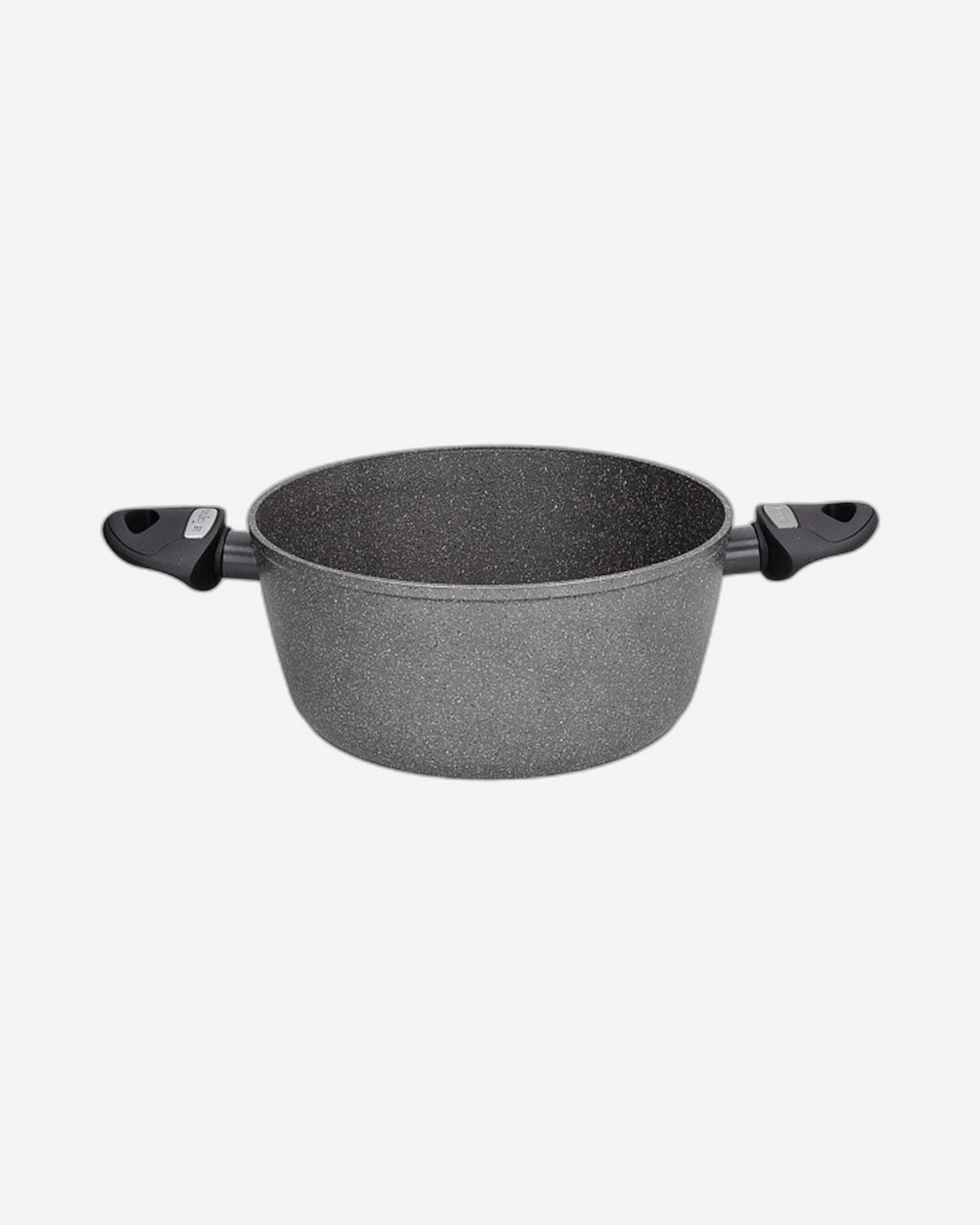 طاجن رخامي ميثوس من توغنانا بمقبضين وغطاء، قطر 24 سم