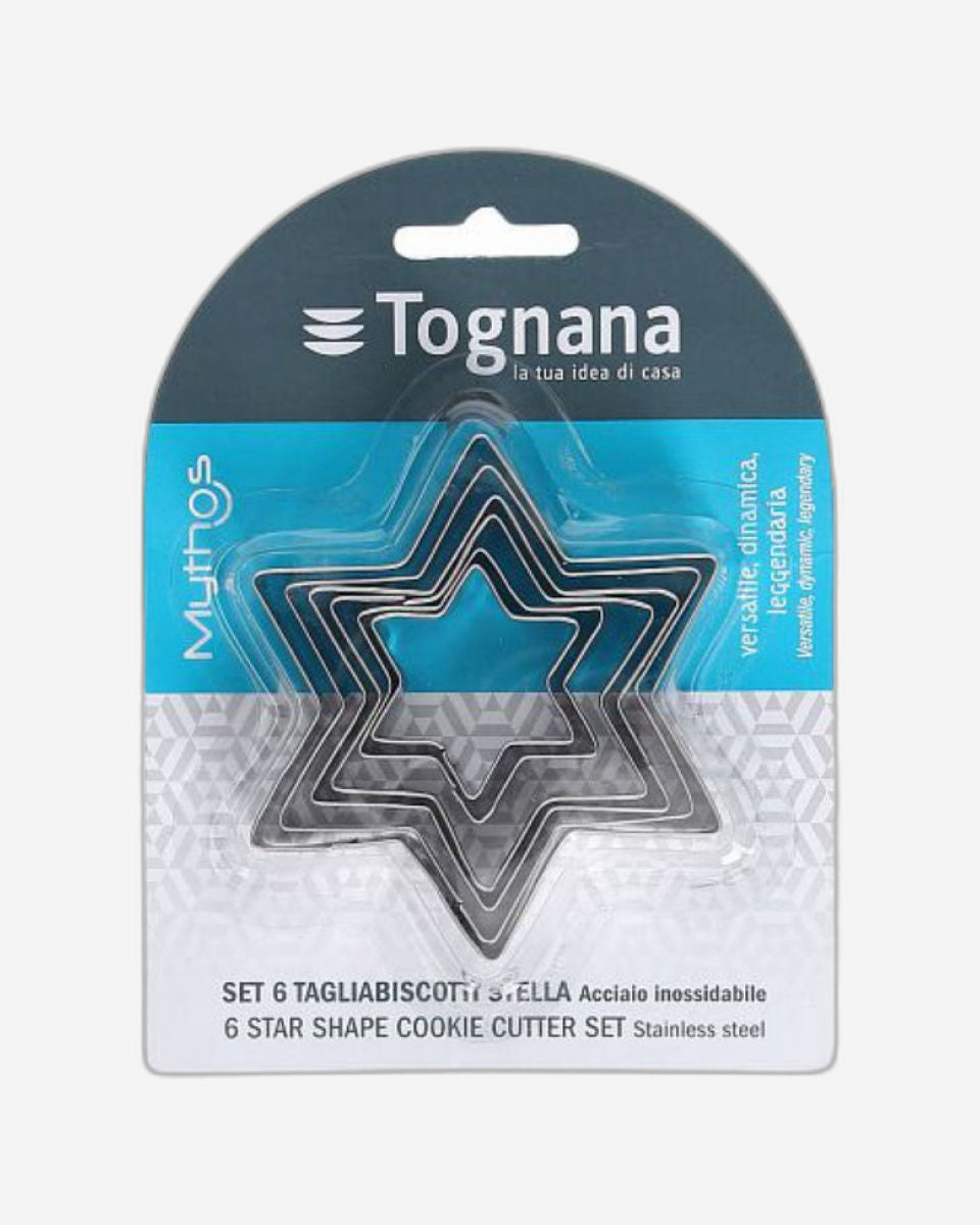 مجموعة توجنانا المكونة من 6 قطع بسكويت - نجمة