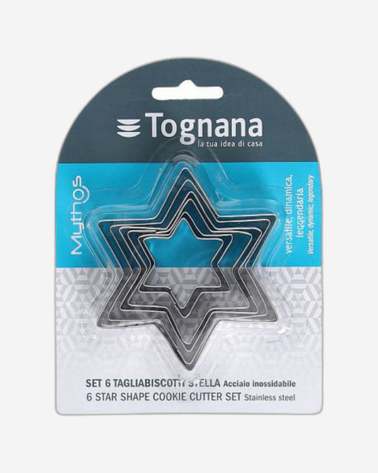مجموعة توجنانا المكونة من 6 قطع بسكويت - نجمة