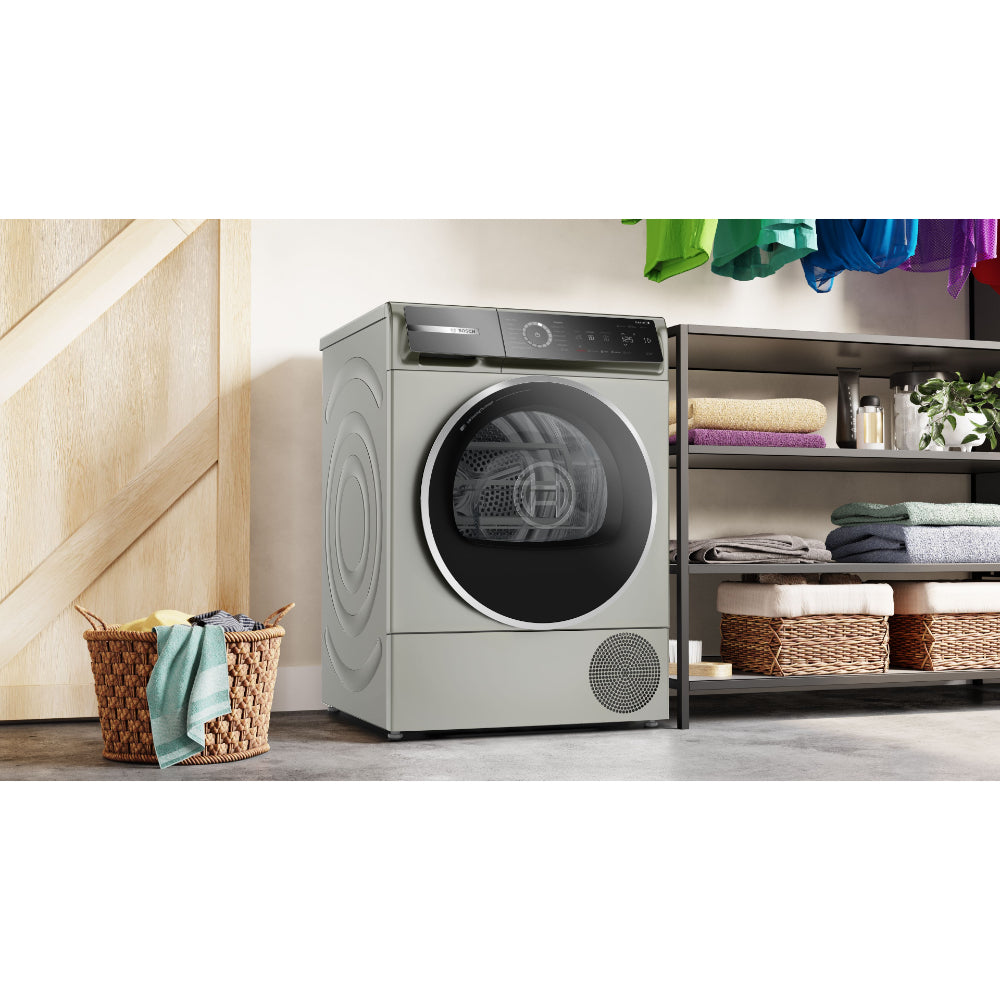 مجفف ملابس بوش سلسلة 8 قائم بذاته بمضخة حرارية سعة 9 كجم