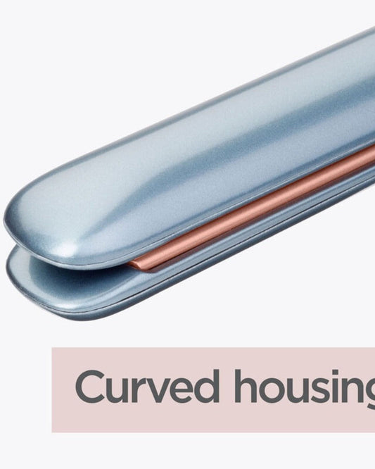 مكواة فرد الشعر بيبي ليس ٢٥ مم - إصدار دينم | ألواح سيراميك، تصفيف سريع، لمسة نهائية أنيقة