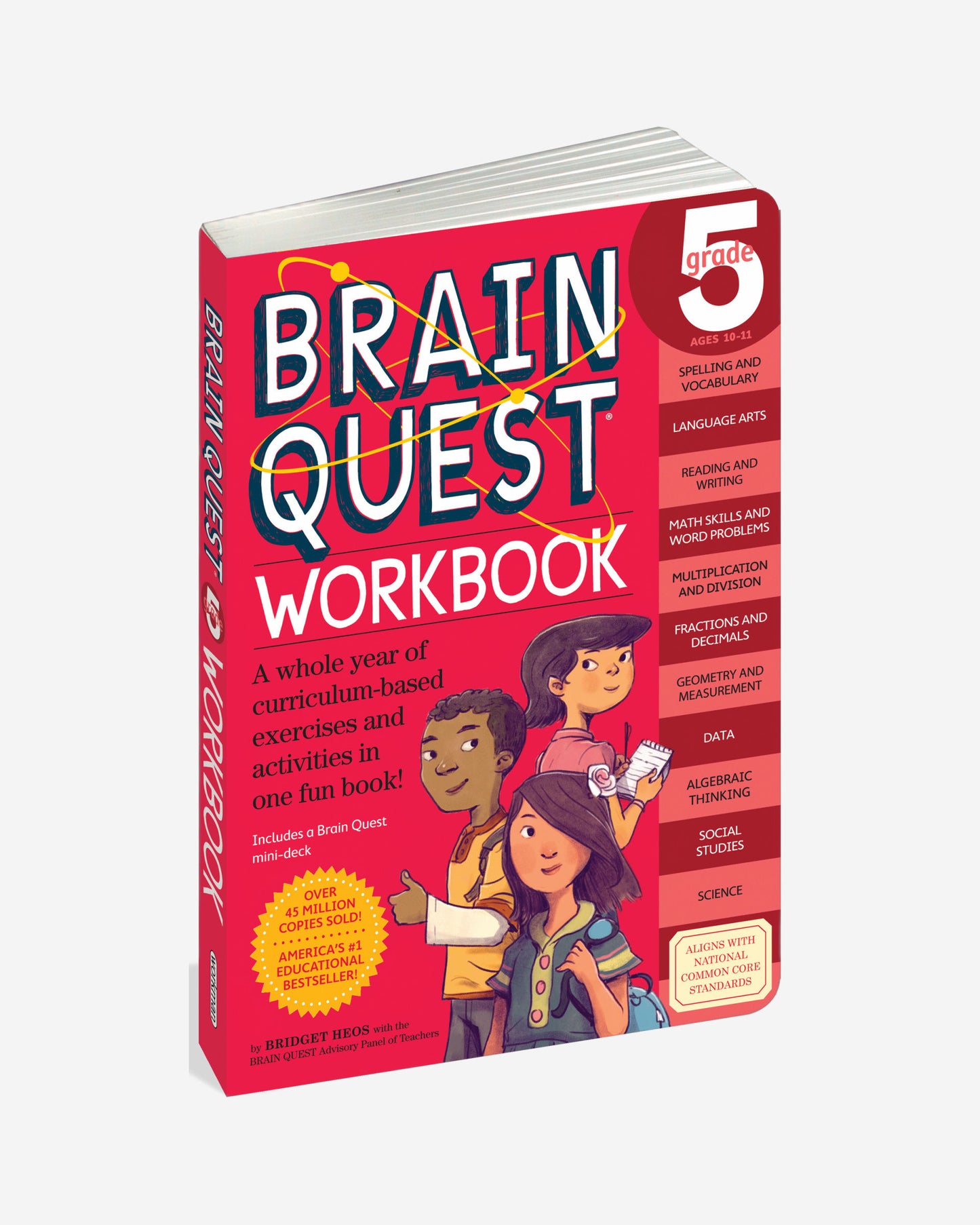 كتاب تمارين Brain Quest: الصف الخامس