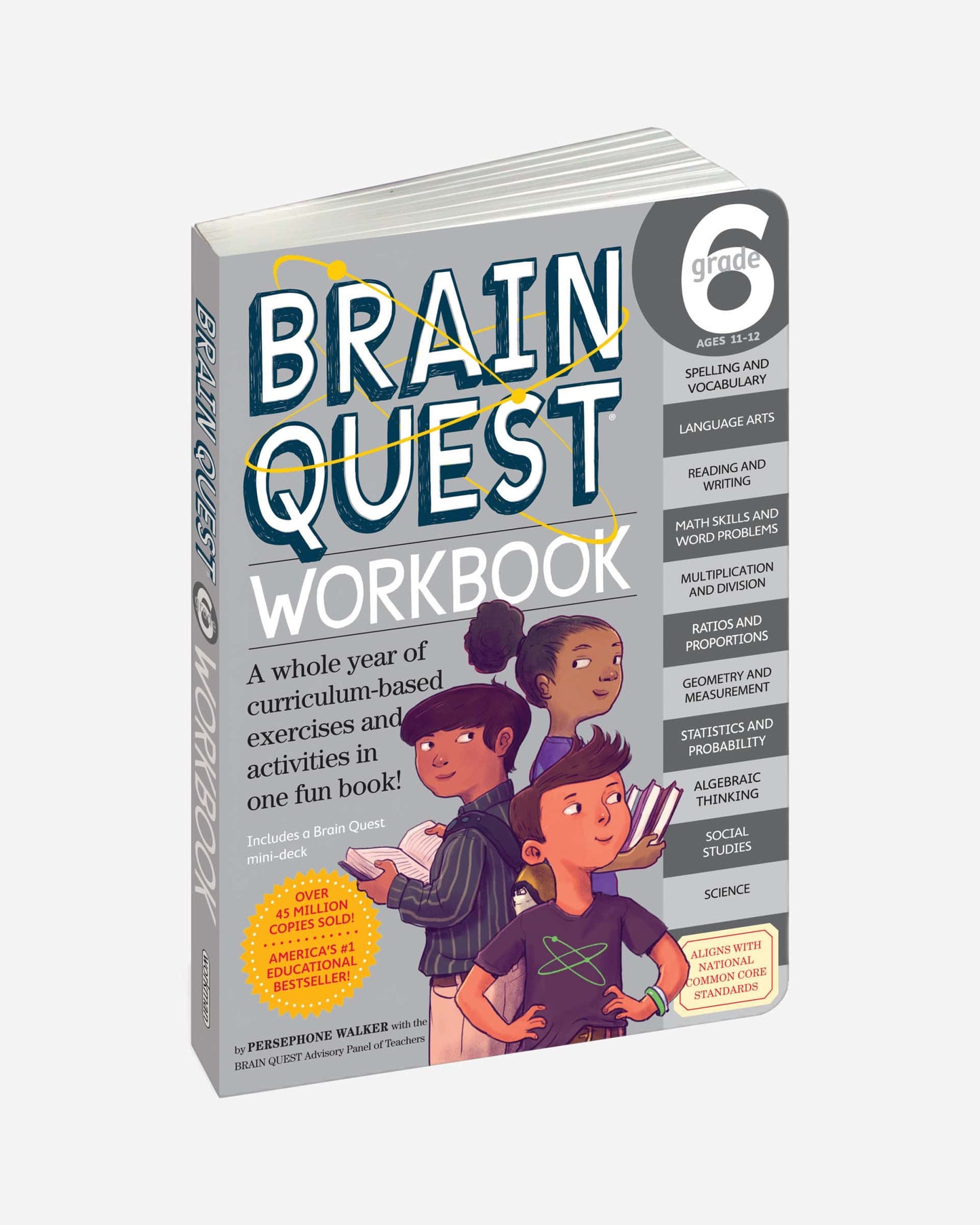كتاب تمارين Brain Quest: الصف السادس - 761182438