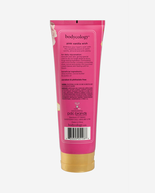 كريم الجسم برائحة الفانيليا الوردية من بودي كولوجي