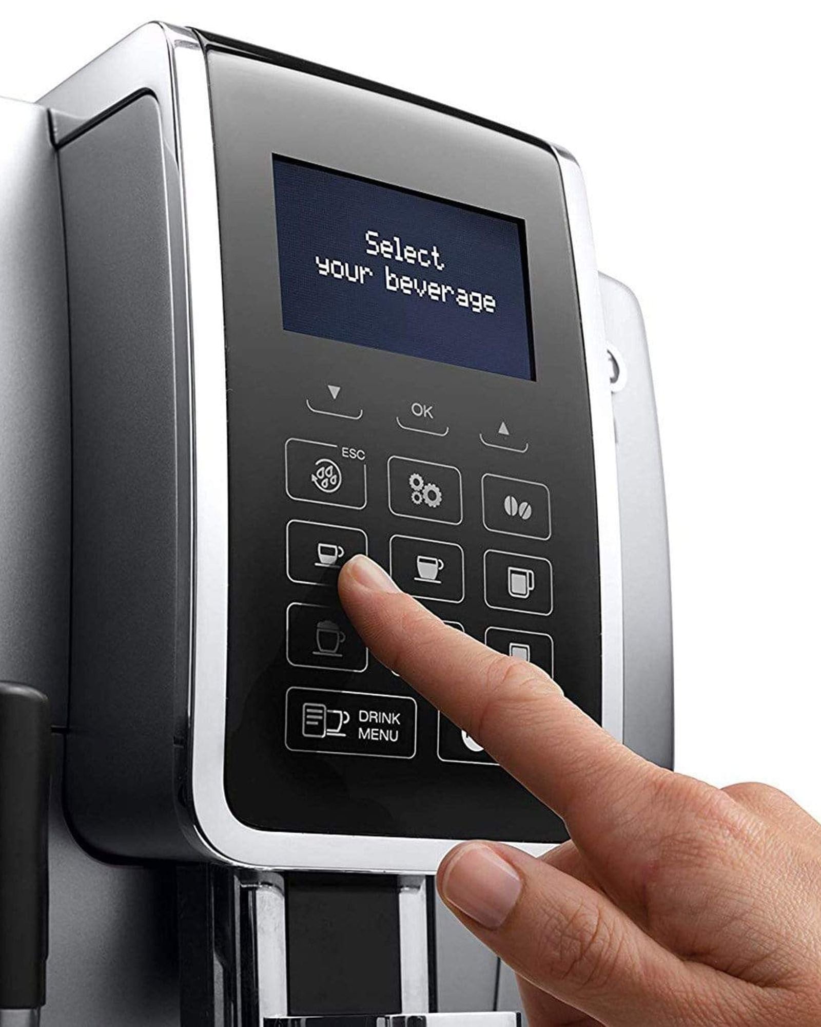 ماكينة قهوة ديلونجي الأوتوماتيكية من حبوب البن إلى الكوب