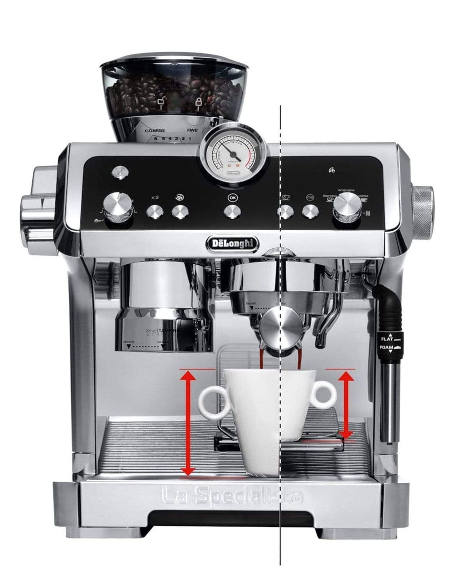 ماكينة صنع القهوة ديلونجي لا سبيشاليستا بامب اسبريسو