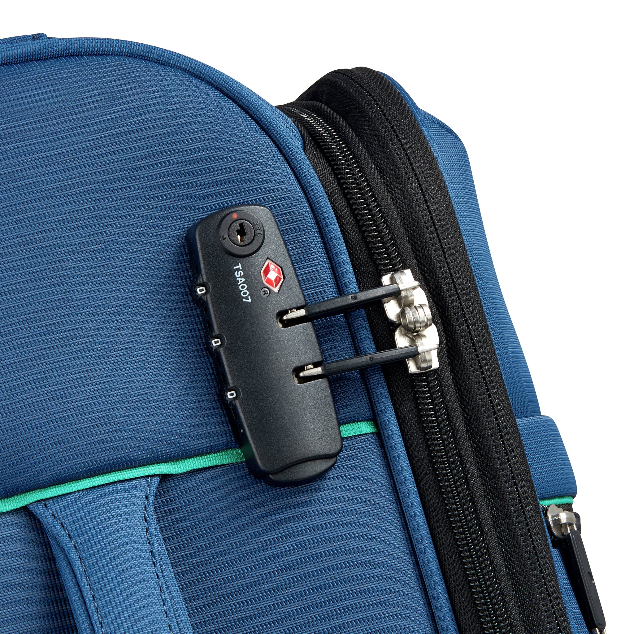 حقيبة سفر ناعمة قابلة للتمدد بعجلتين من UCB Color Block 4