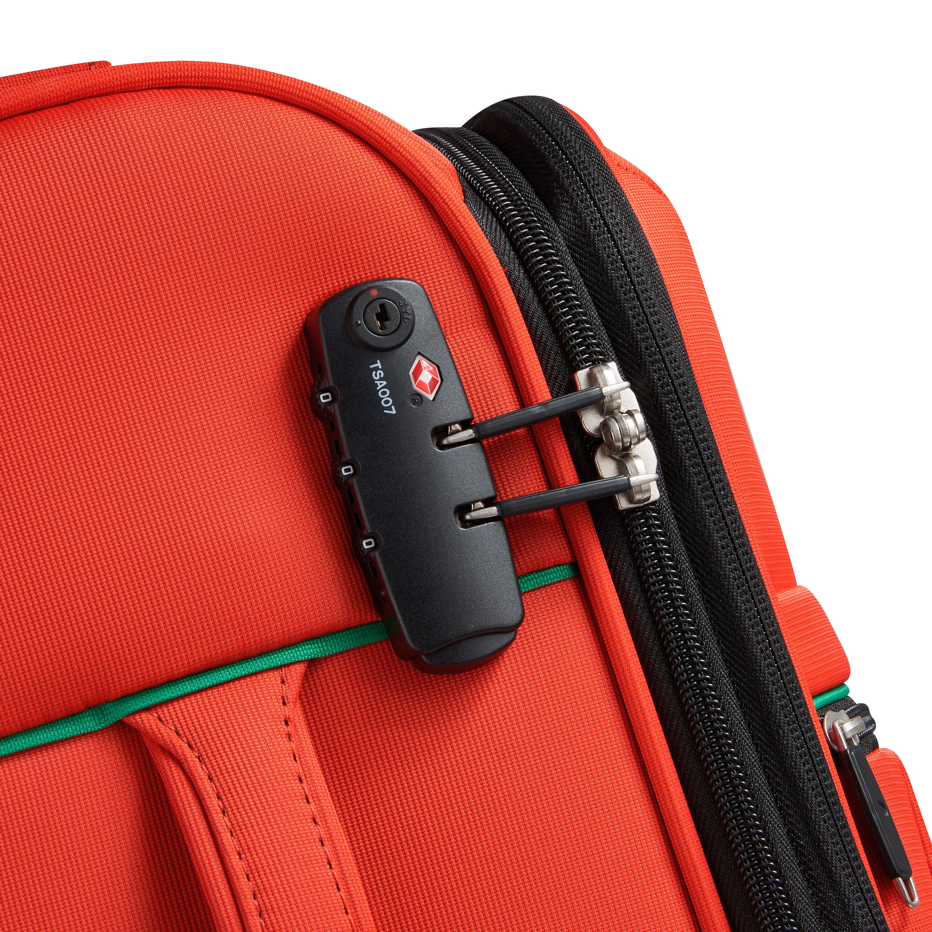 حقيبة سفر ناعمة قابلة للتمدد بعجلتين من UCB Color Block 4