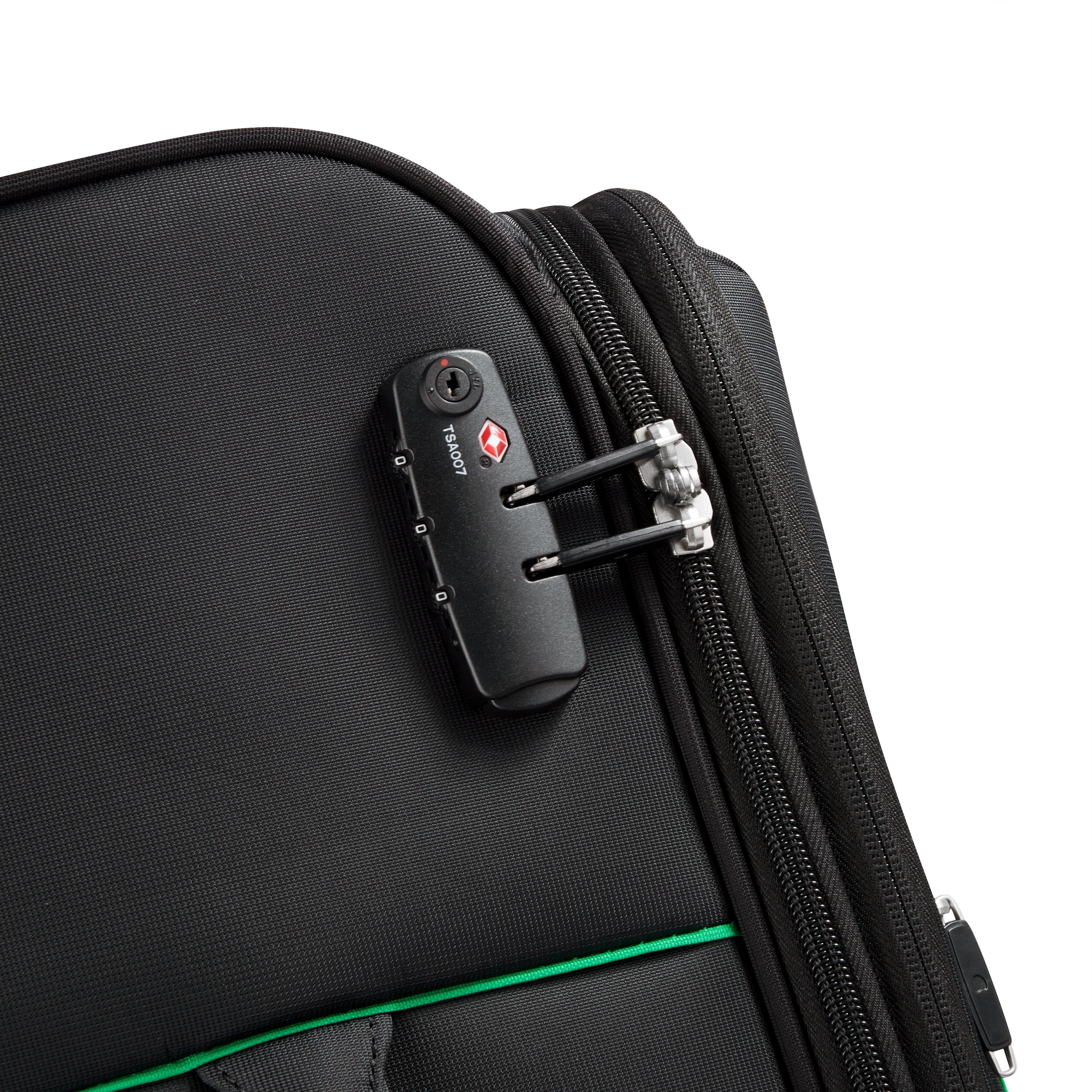 حقيبة سفر ناعمة قابلة للتمدد بعجلتين من UCB Color Block 4