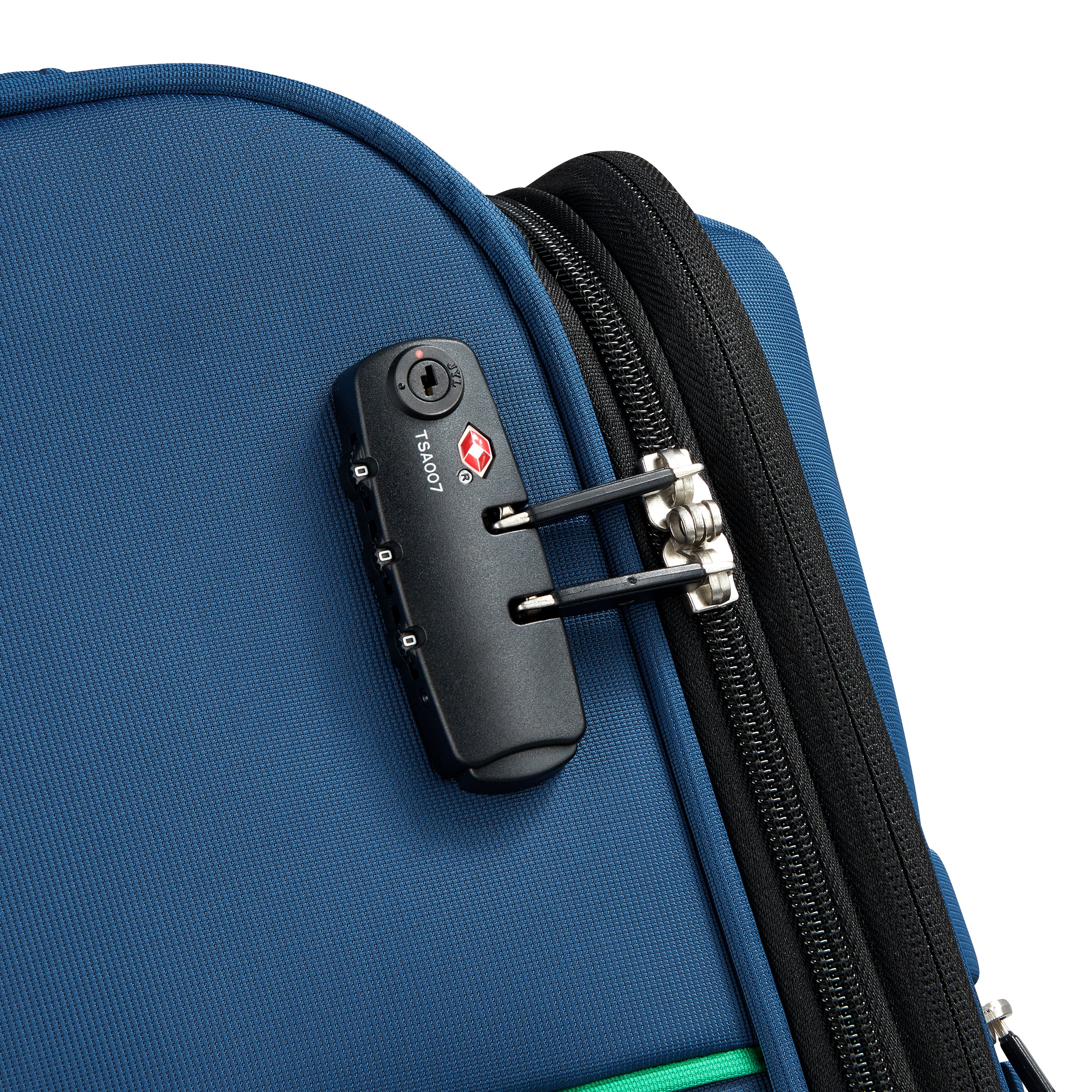 حقيبة سفر ناعمة قابلة للتمدد بعجلتين من UCB Color Block 4