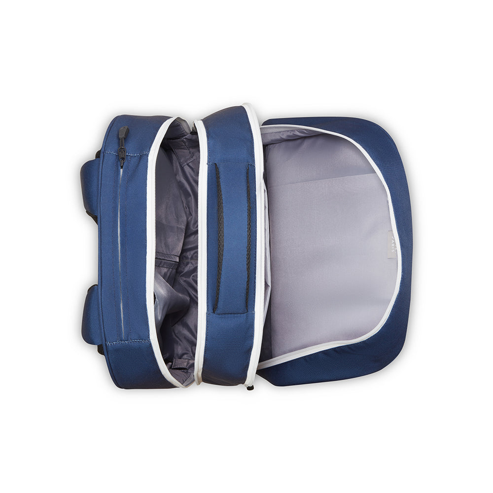 حقيبة كتف عمودية بأربع عجلات من ديلسي باريس للعودة إلى المدرسة 2025