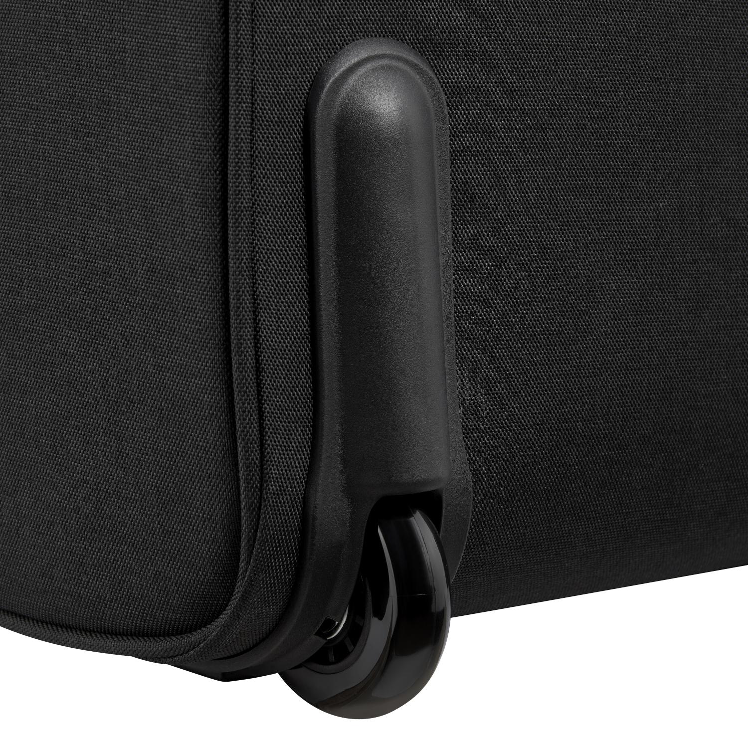 حقيبة ديلسي باريس إسبلانيد بعجلتين لحمل أجهزة الكمبيوتر المحمولة، لون أسود داكن