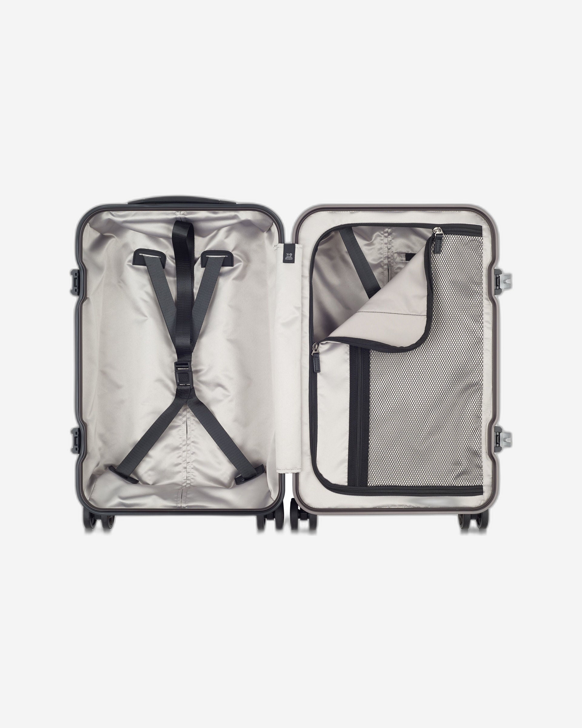 عربة أمتعة بيجو فوياجيز ترافل، مقاس 55 سم، بأربع عجلات مزدوجة، وحقيبة صلبة