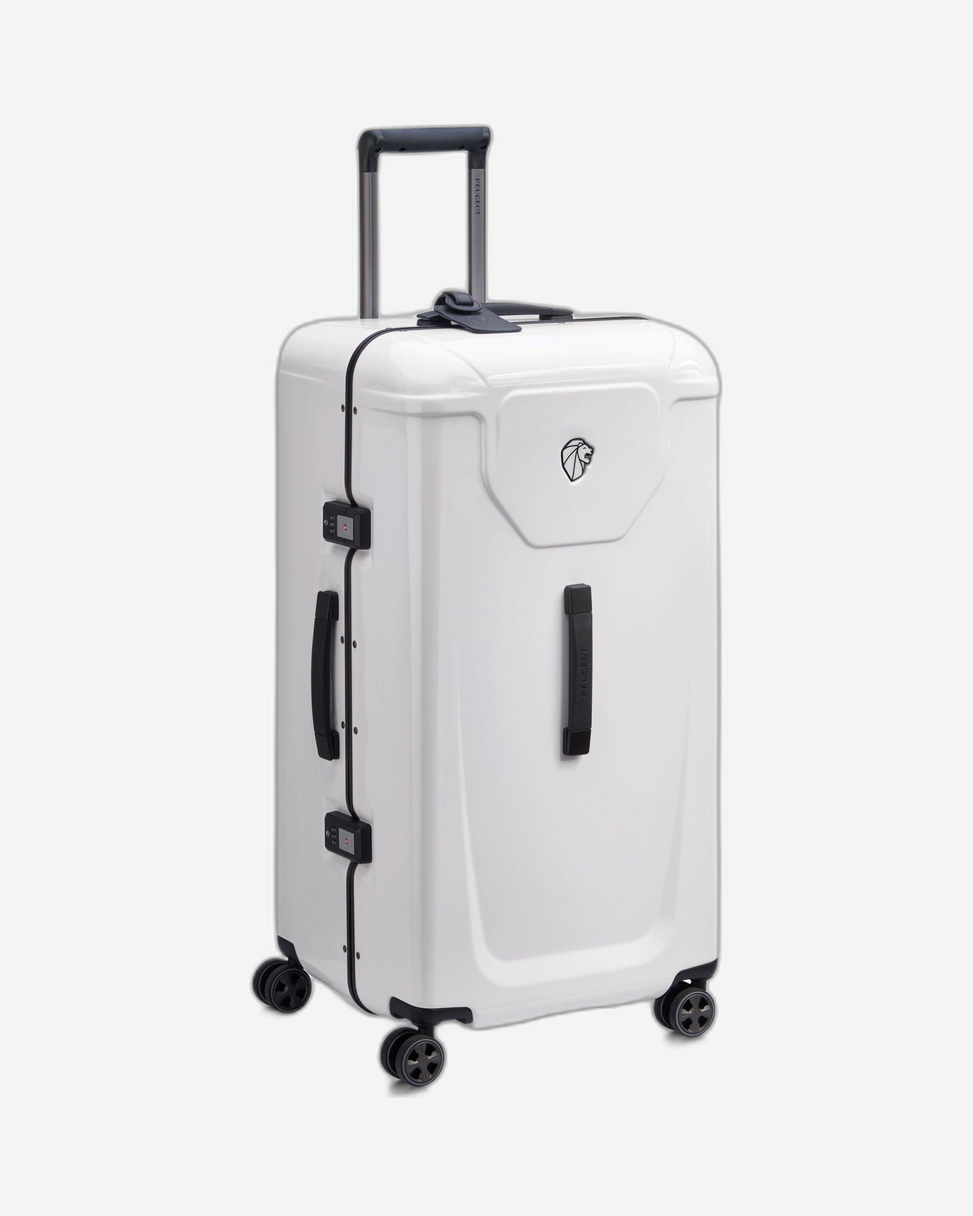 عربة أمتعة بيجو فوياجيز ترافل 80 سم، صلبة، بأربع عجلات مزدوجة، قابلة للحمل في صندوق الأمتعة