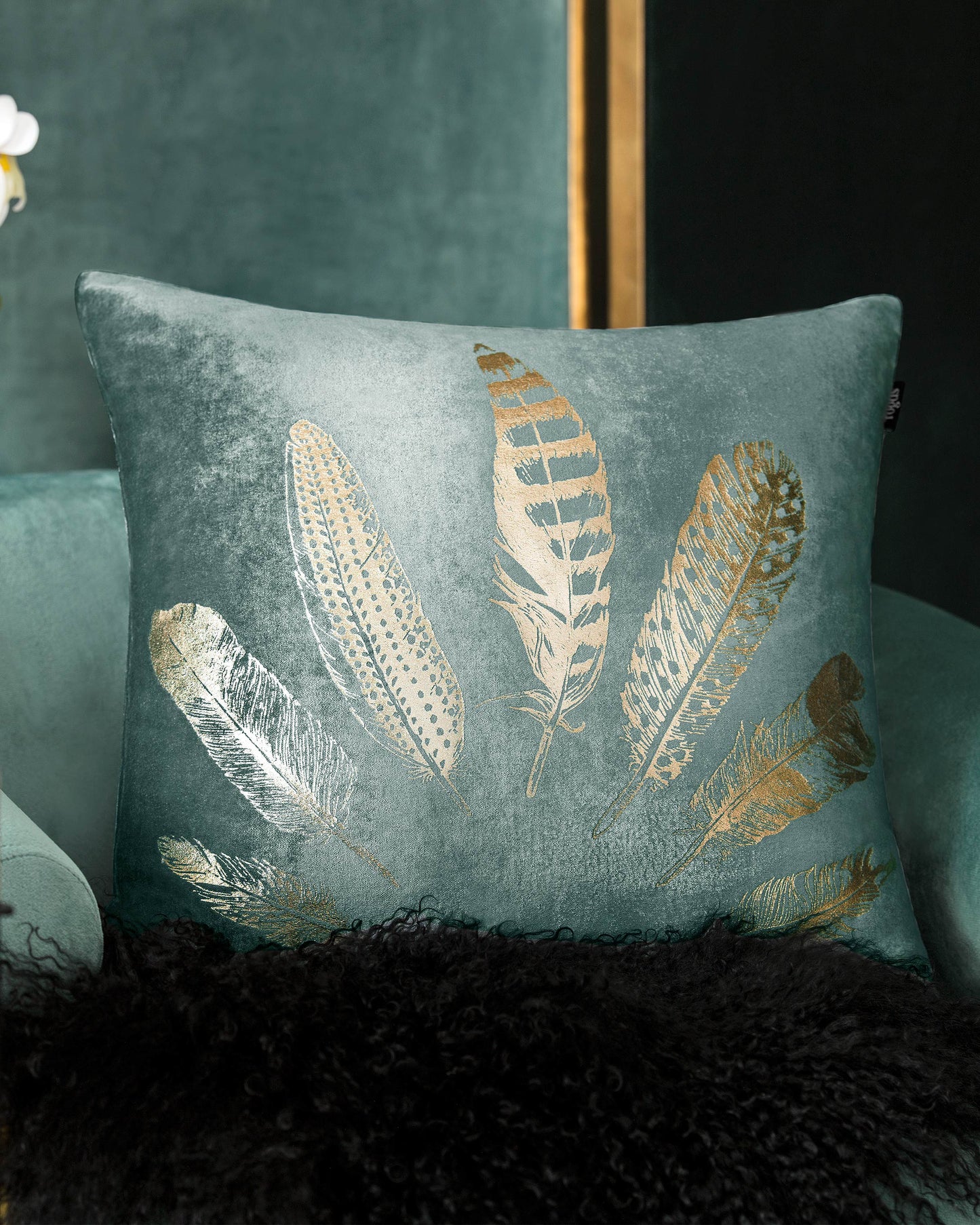 Togas Valero Decorative Pillow in Grey