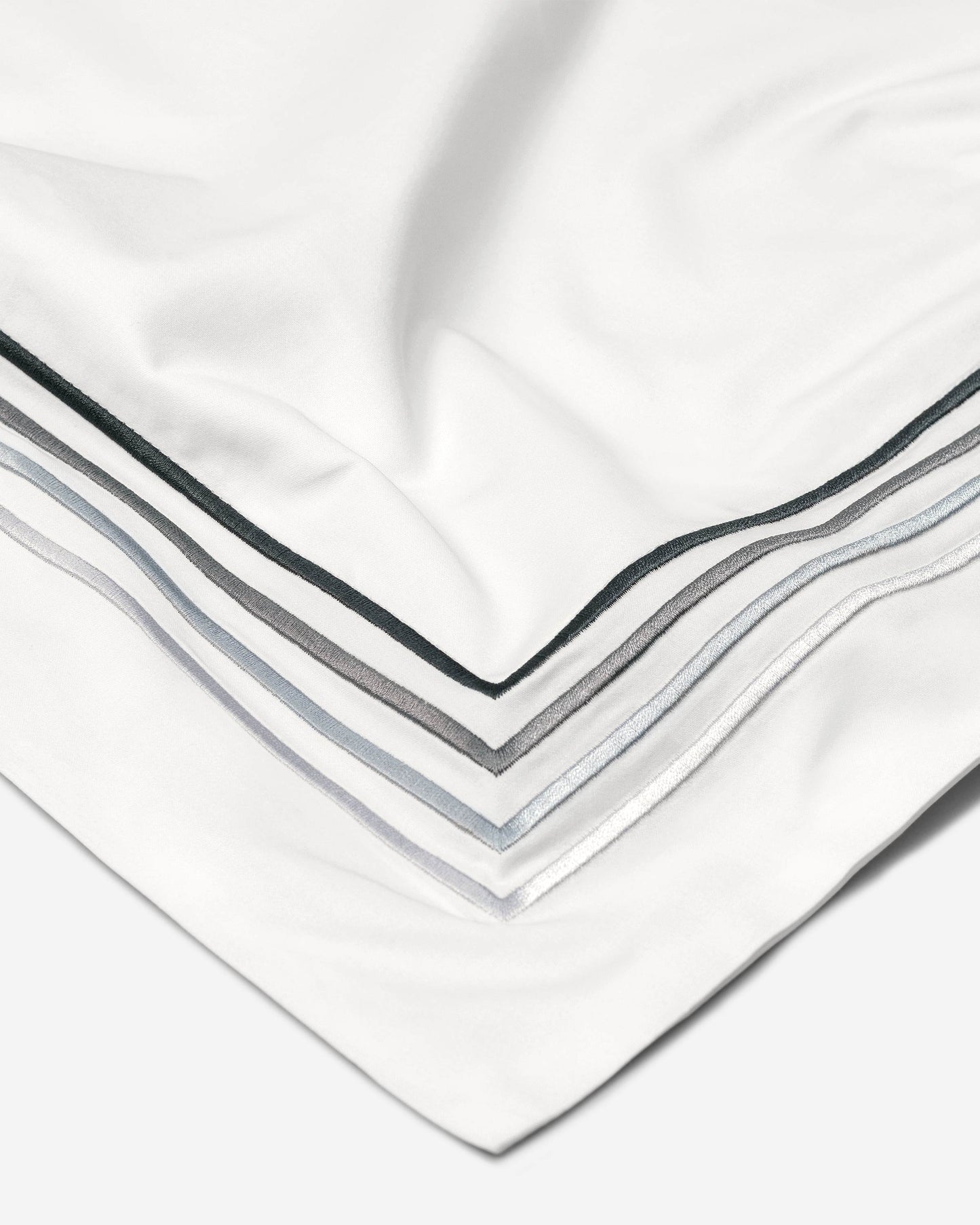 Togas Linari Duvet Cover in White Grey