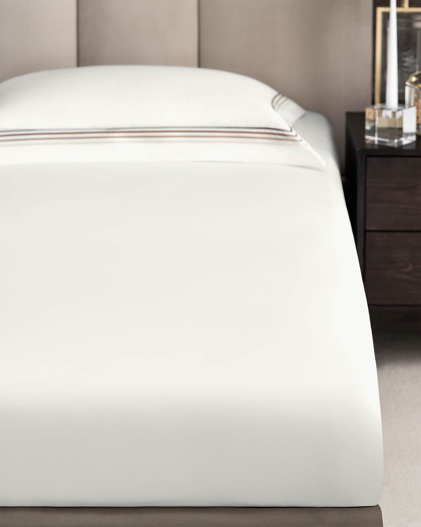 Togas Linari, Sigman, Tavit fitted sheet in White