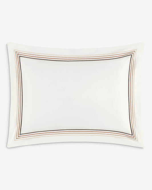 Togas Linari pillowcase in White Brown