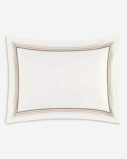 Togas Linari pillowcase in White Brown