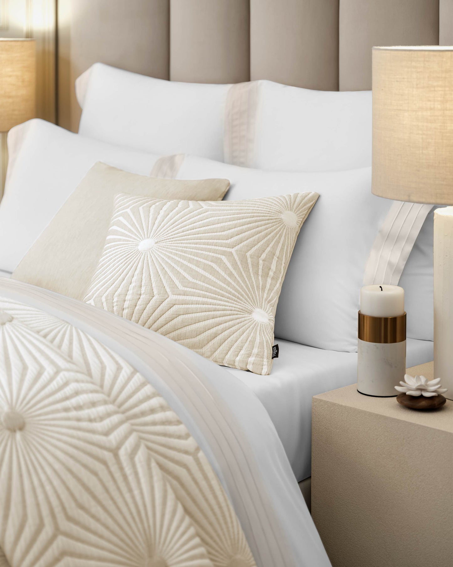 Togas Erson Decorative Pillow in Beige